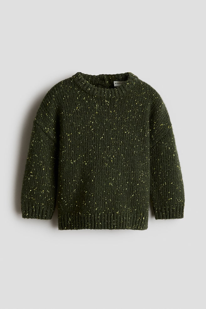 Wool-Blend Sweater - Green - 1