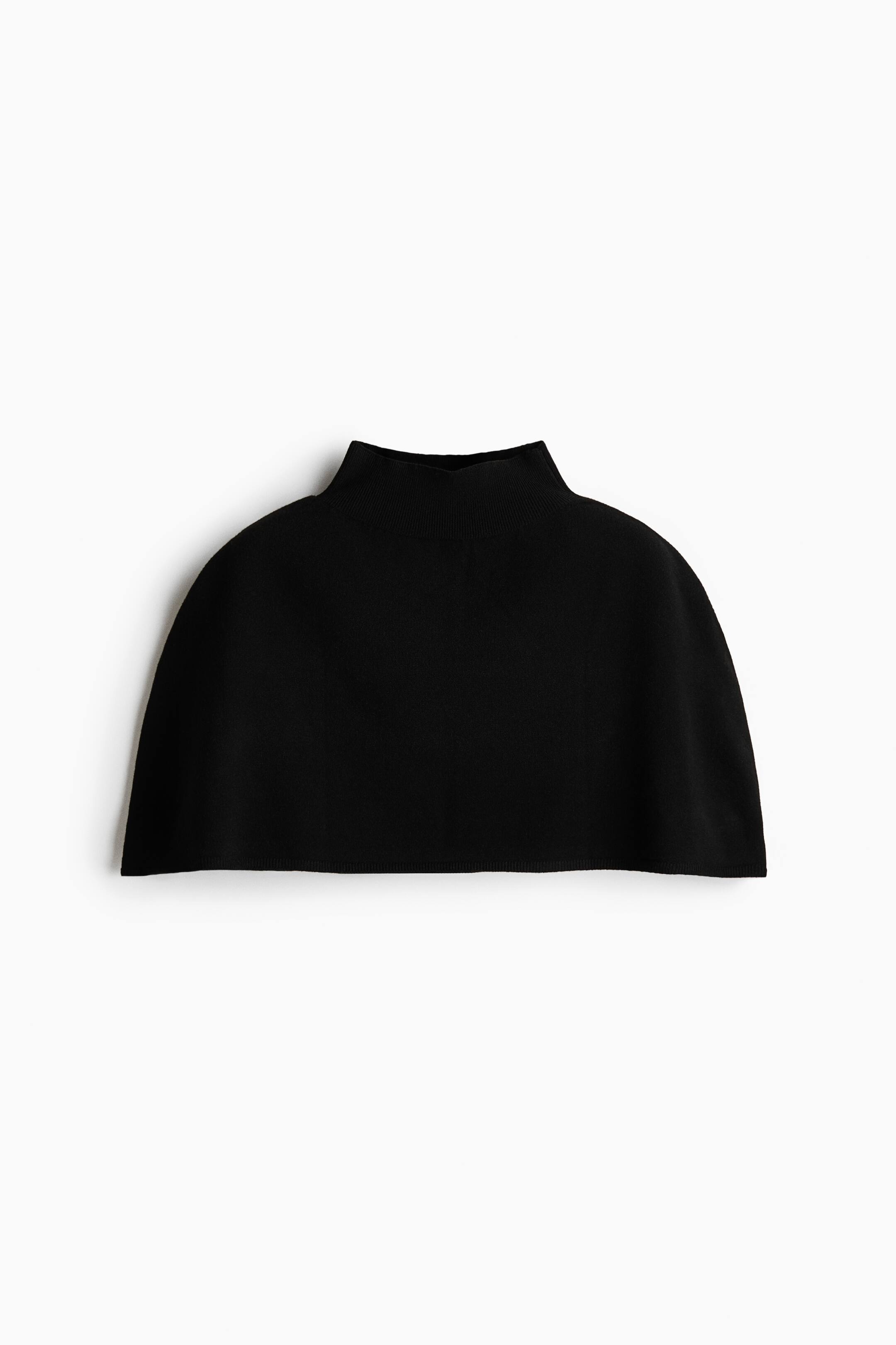 View larger image: Turtleneck cape - Black - Ladies | H&M 1
