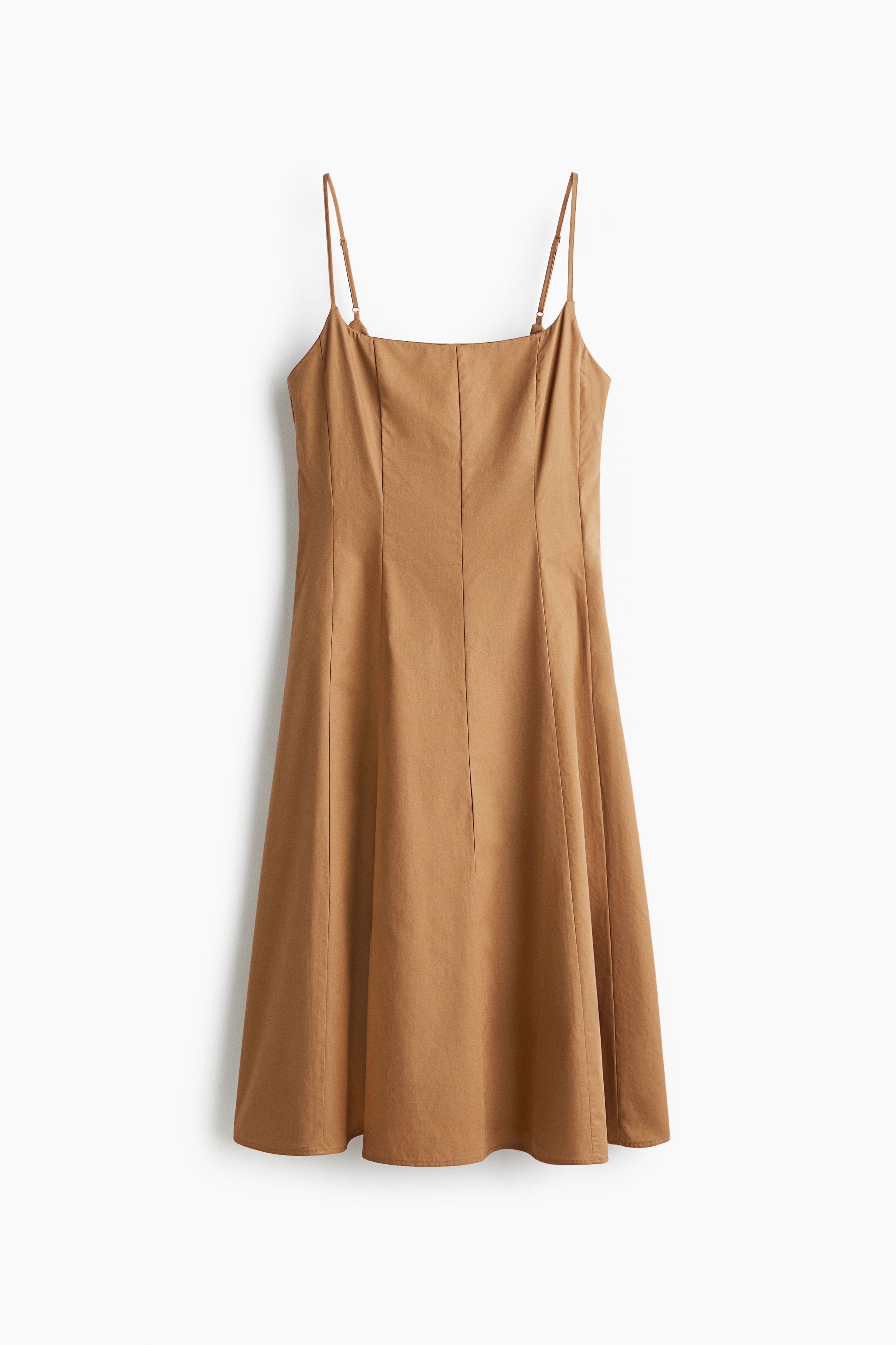 Poplin strappy dress