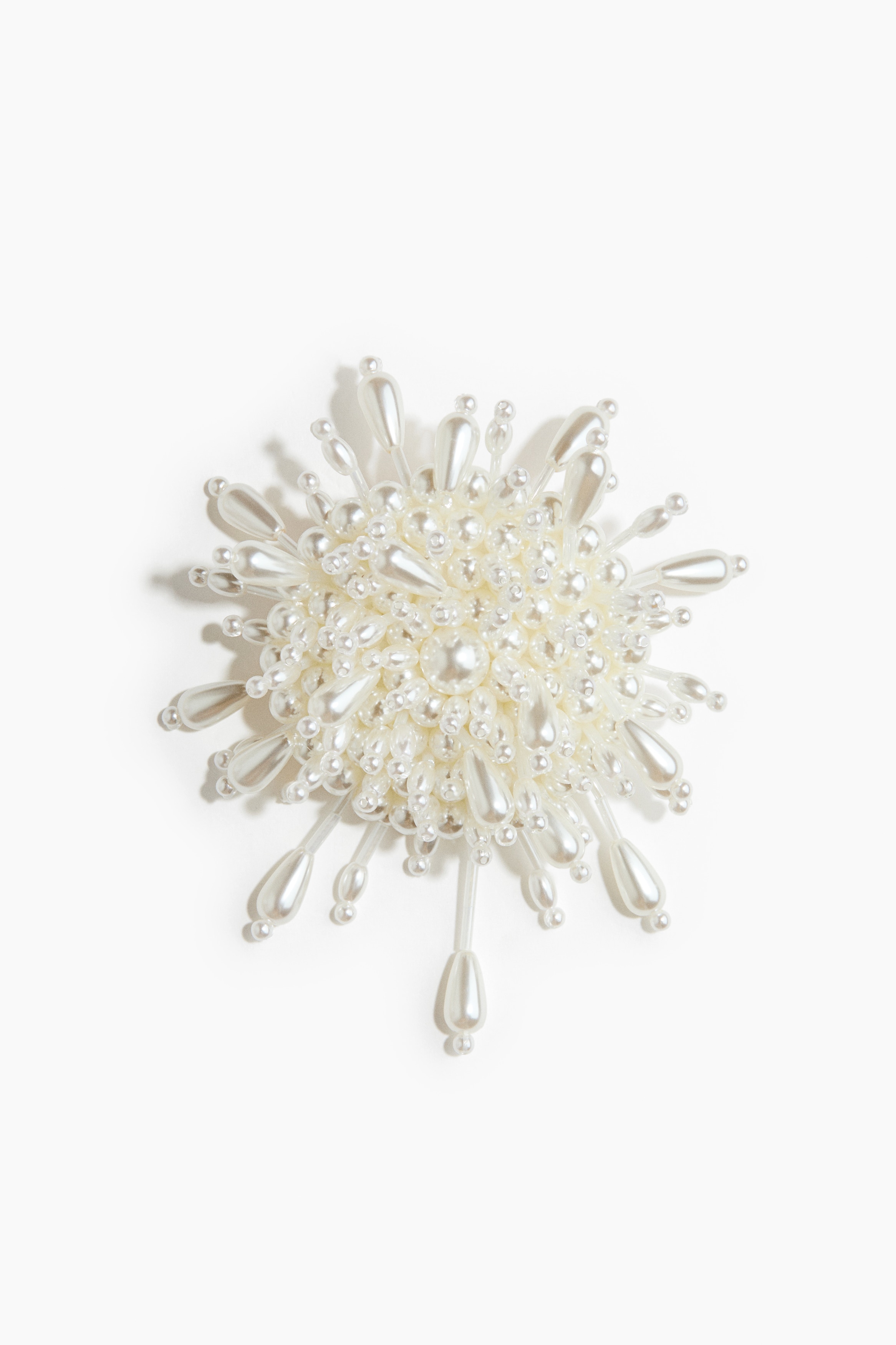 Bead cluster brooch