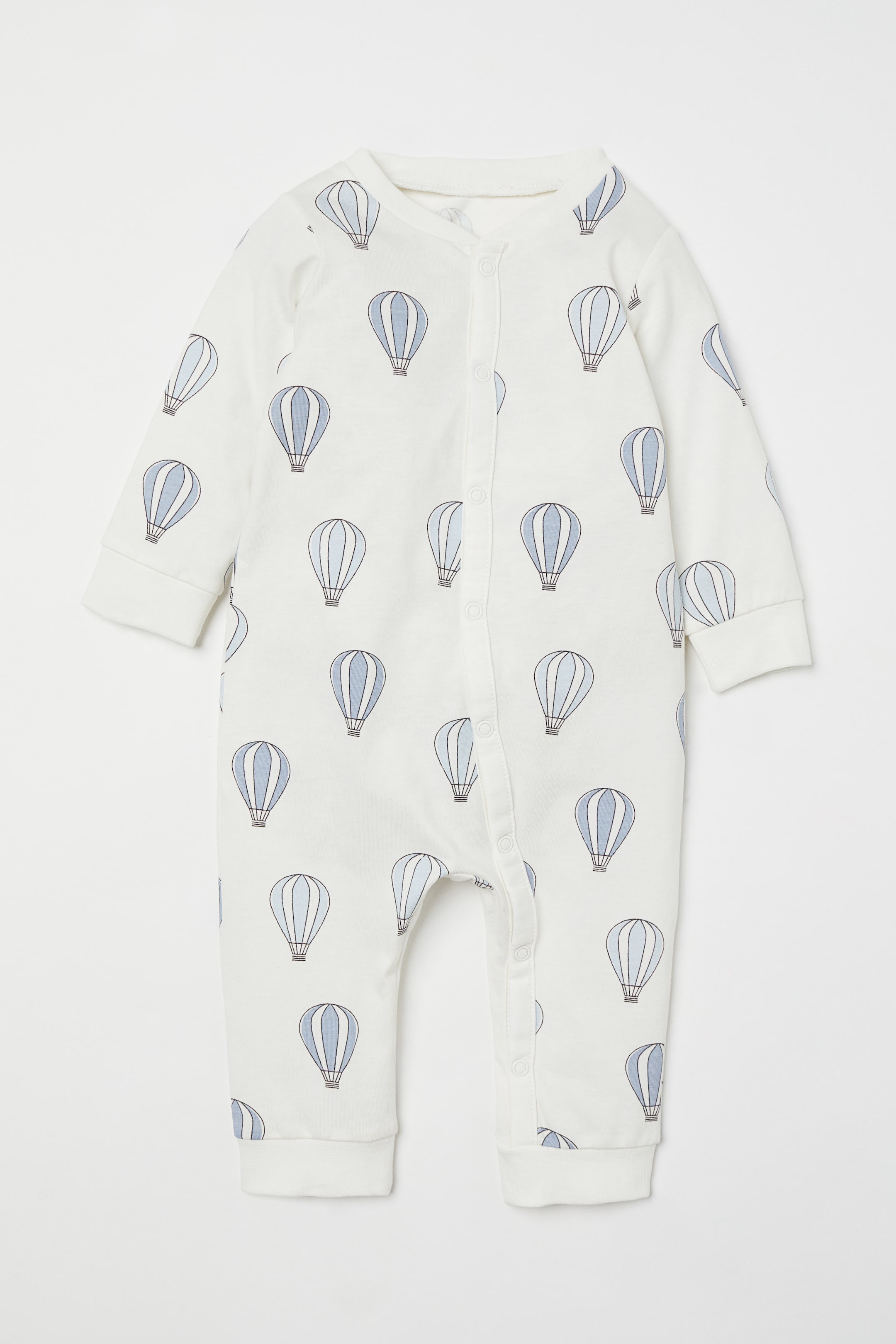 View larger image: Cotton jersey pyjamas - White/Hot air balloons - Kids | H&M IE 1