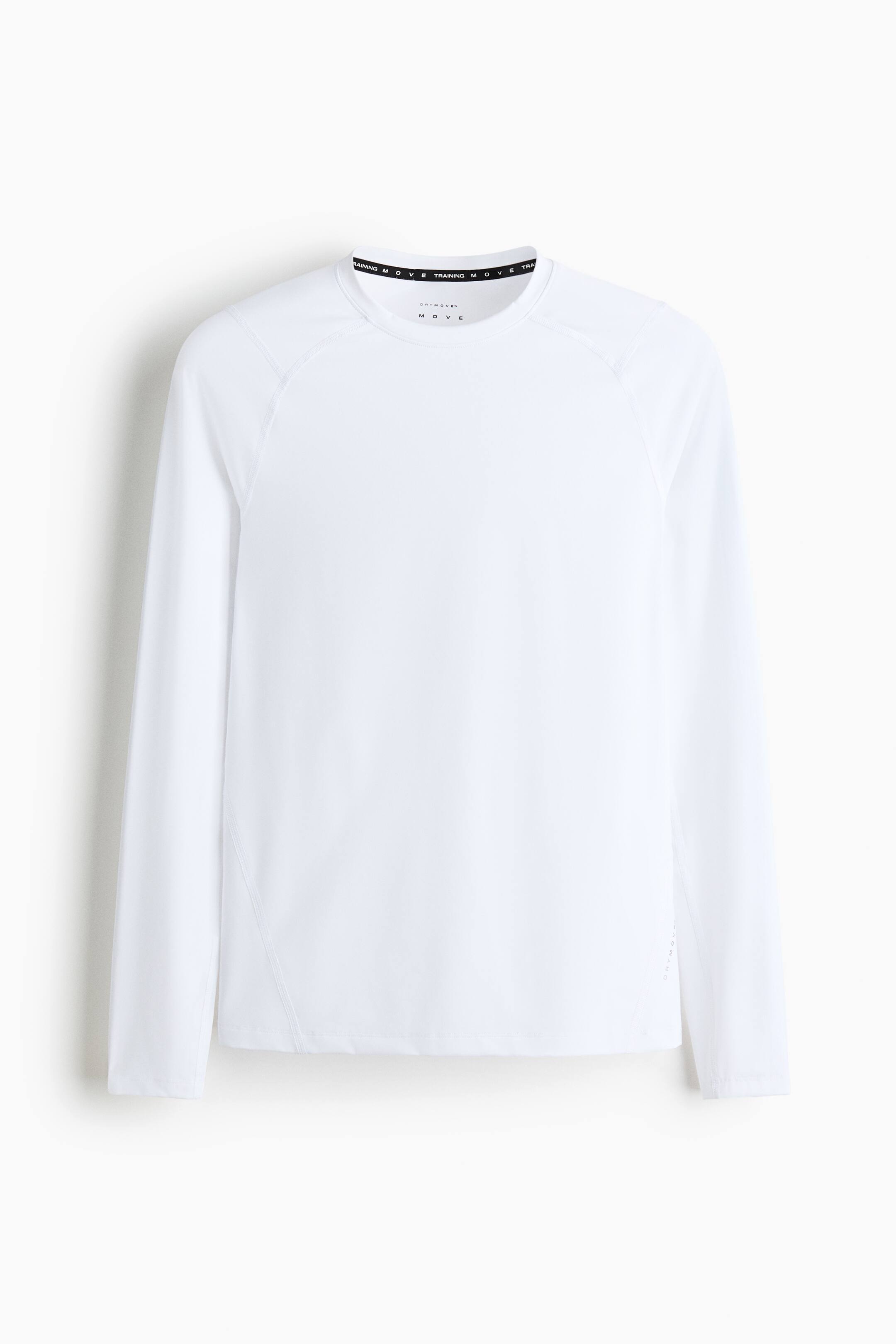 Переглянути збільшене зображення: Спортивний топ Compression Fit DryMove™ - White - Men | H&M UA 1