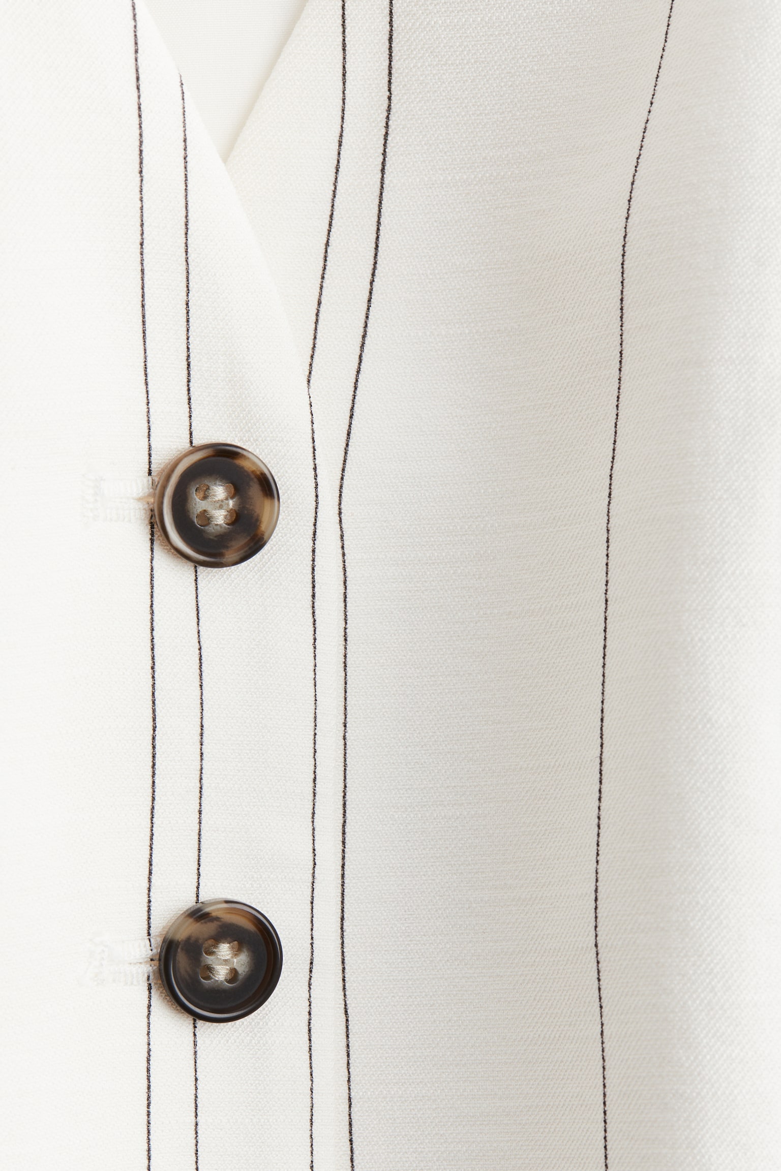 Suit waistcoat - White/Pinstriped/Light beige/Cream/Black/Dark brown