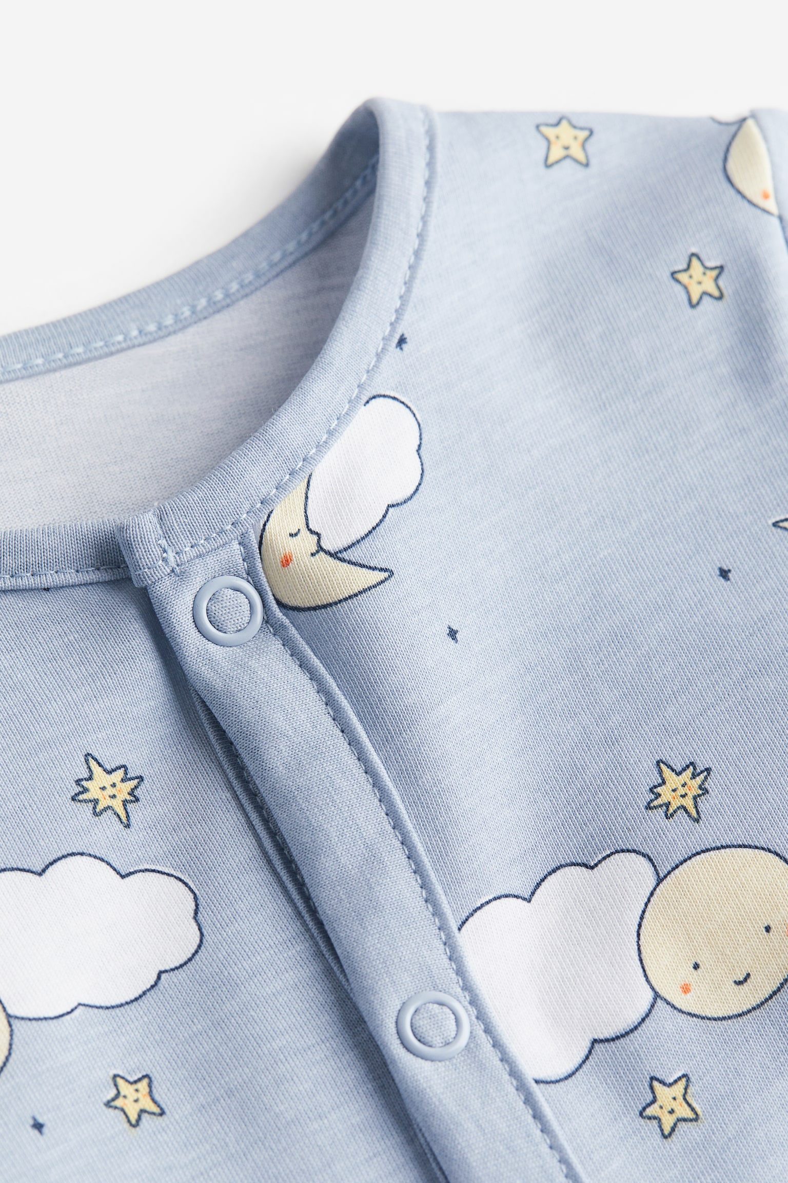 Pattern Sleepsuit - Light blue/Pattern/Light dusty green/Dinosaurs/Light beige/Pattern/White/Pattern/Light dusty pink/Horses/White/Animals/White/Hearts/White/Bunnies/White/Koalas/Orange/Pattern - 2