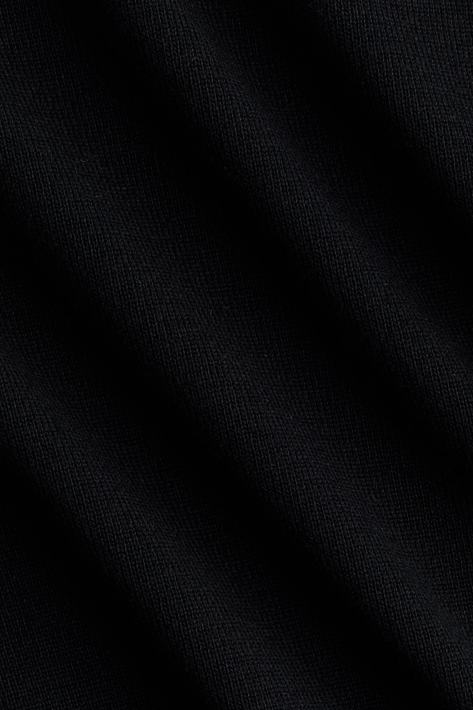 Fine-Knit Mock Turtleneck Top - Black - 4