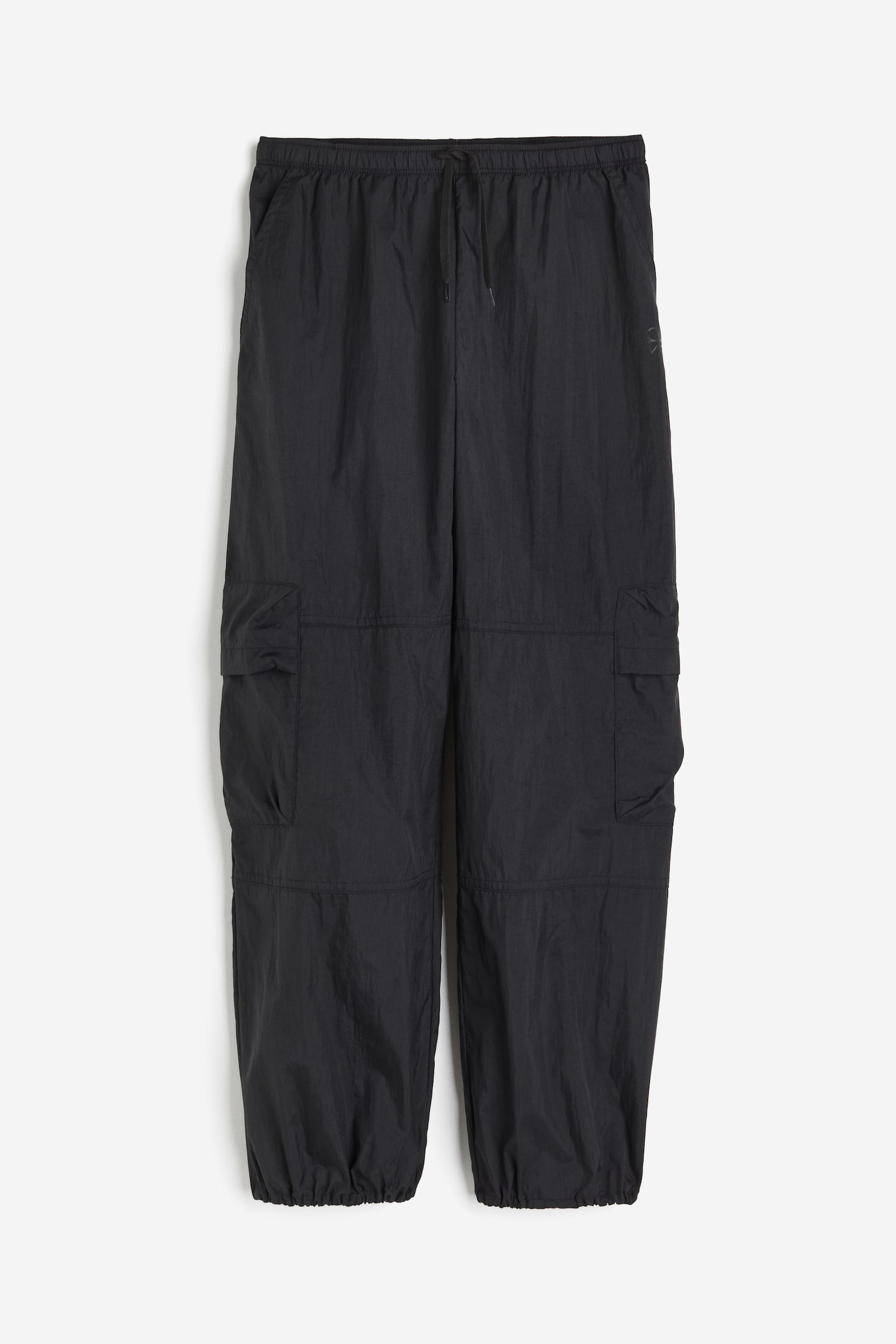 Sports cargo trousers - Black - 1