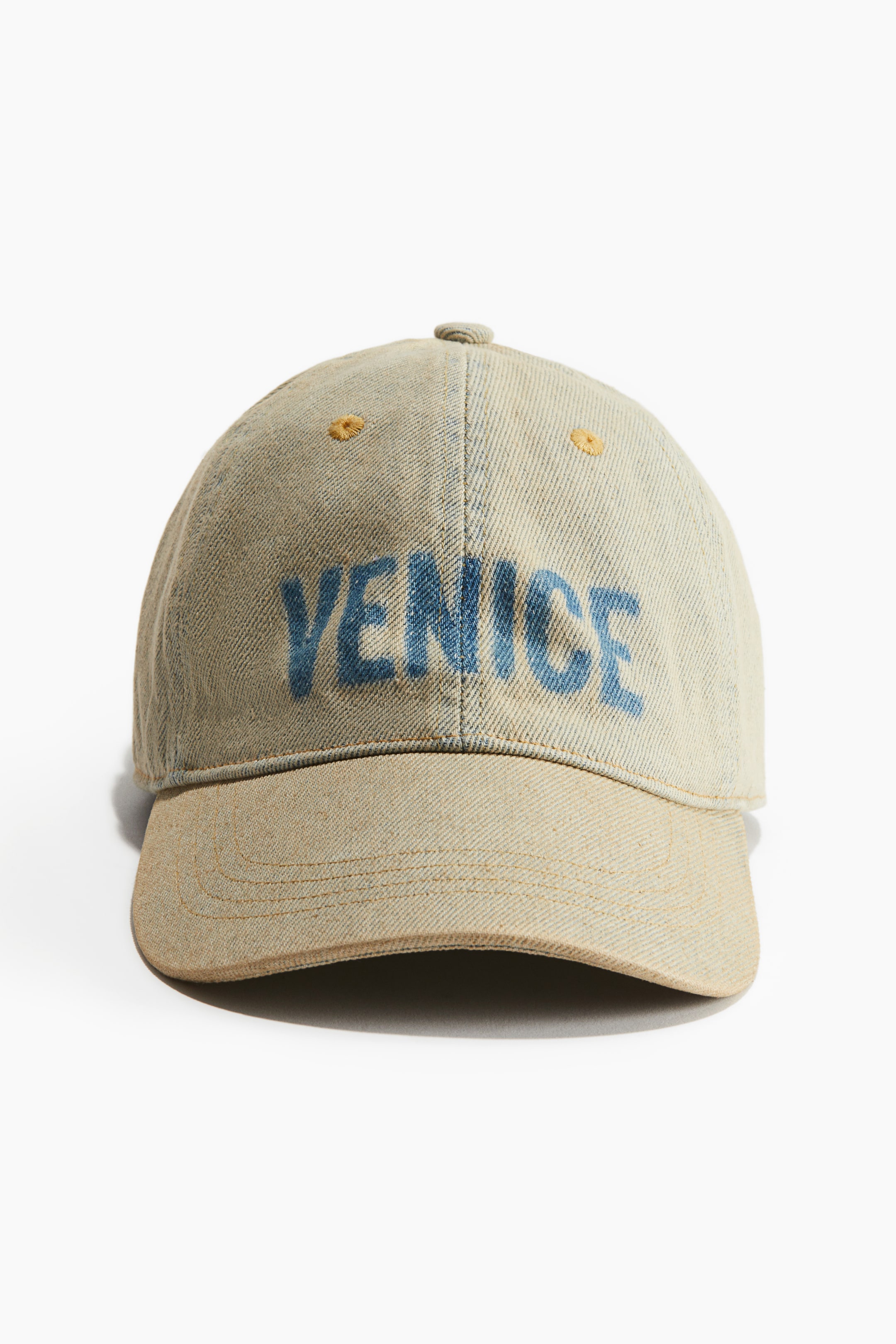 Cap with Heavily Distressed Details