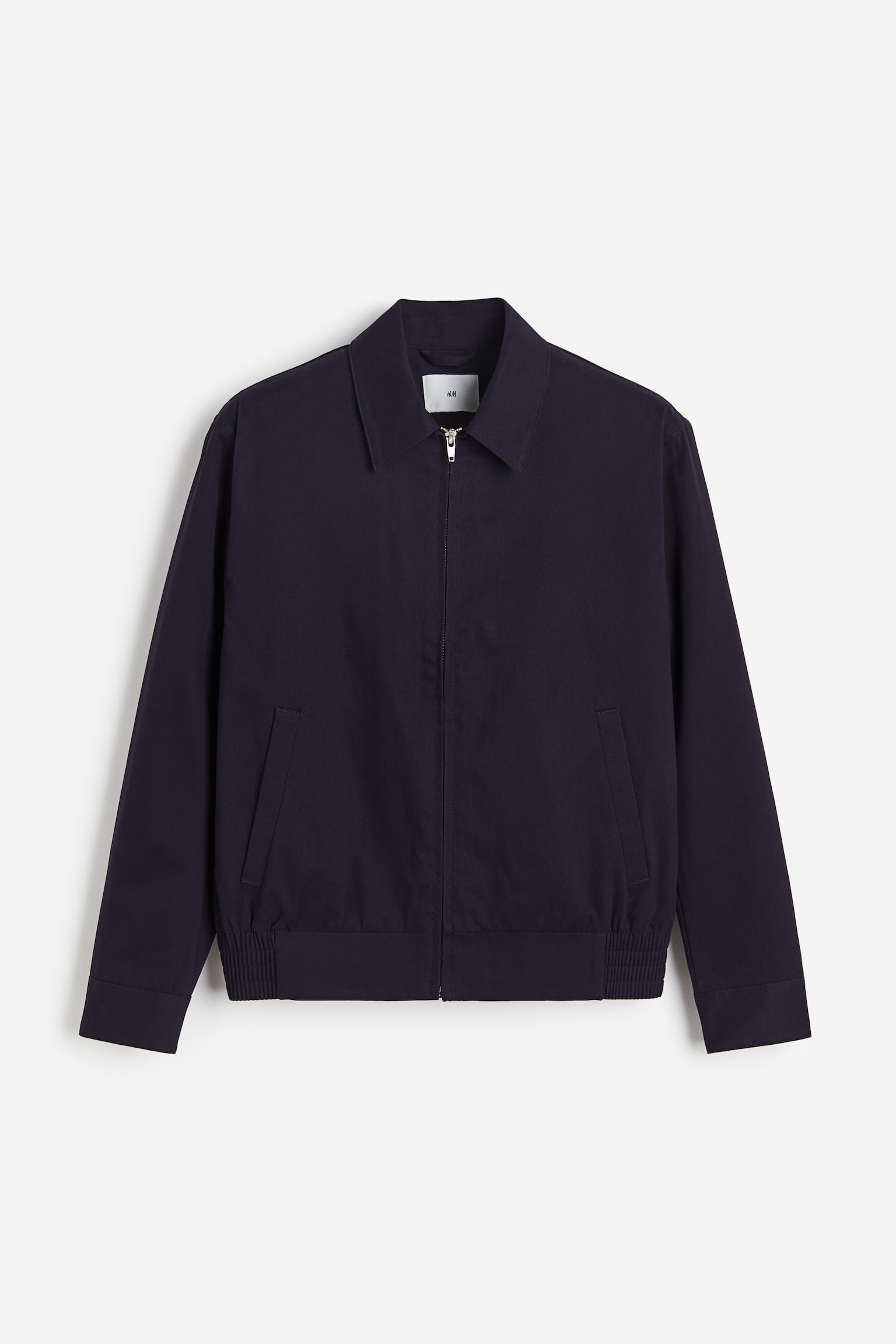 Regular Fit Twill Jacket - Navy blue/Light grey - 2