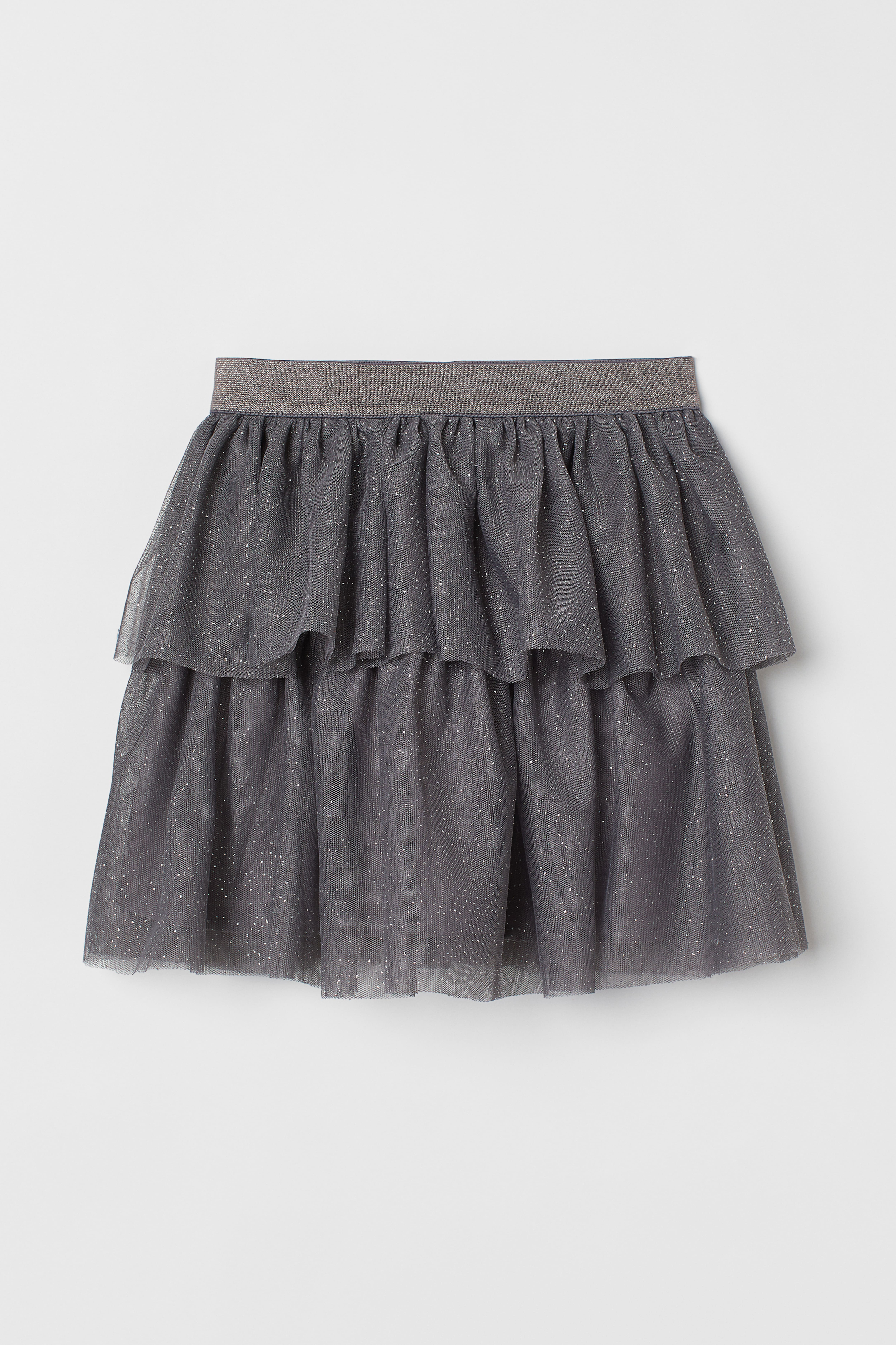 Jupe en tulle scintillant Gris fonce ENFANT H M BE