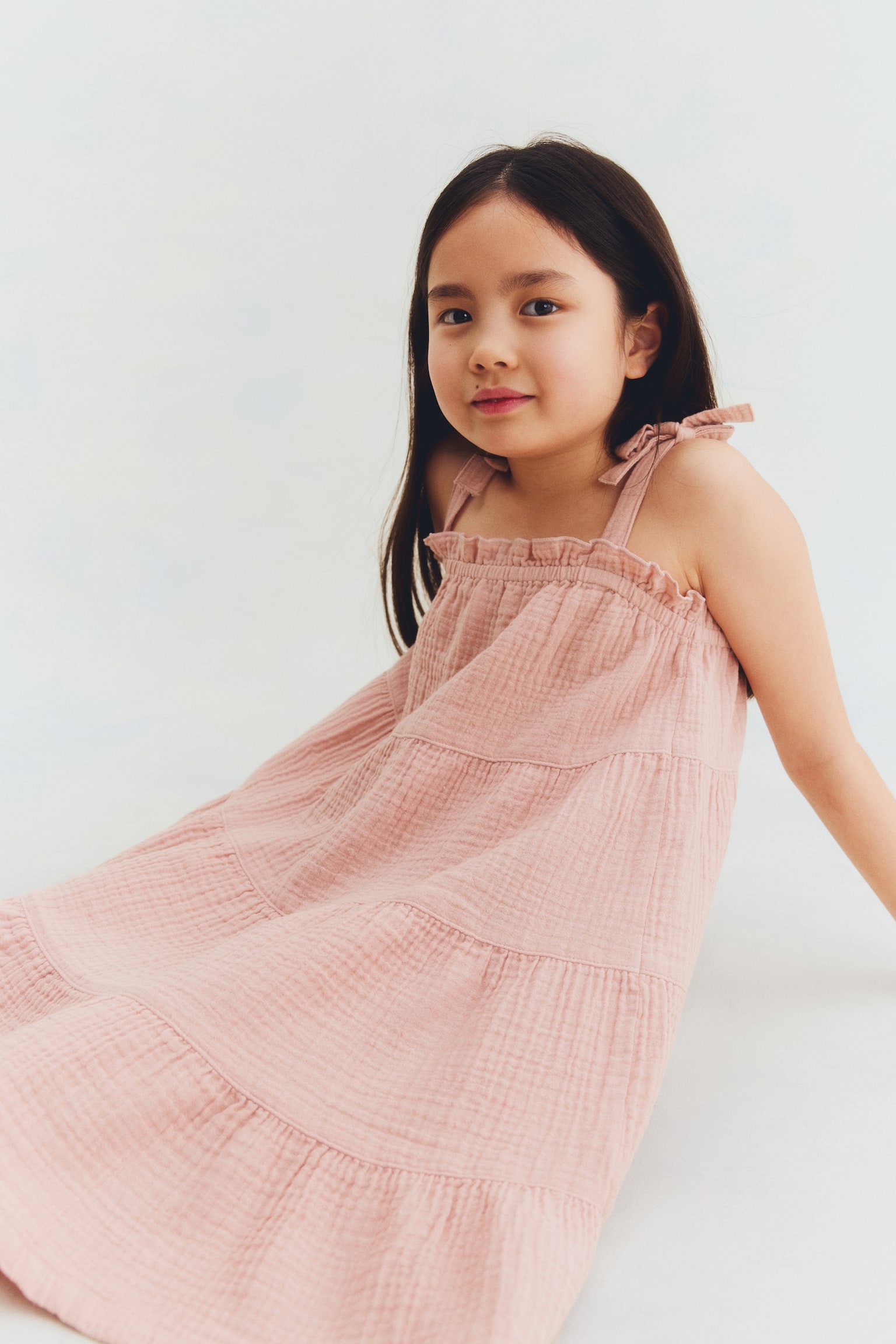 Cotton muslin dress - 5