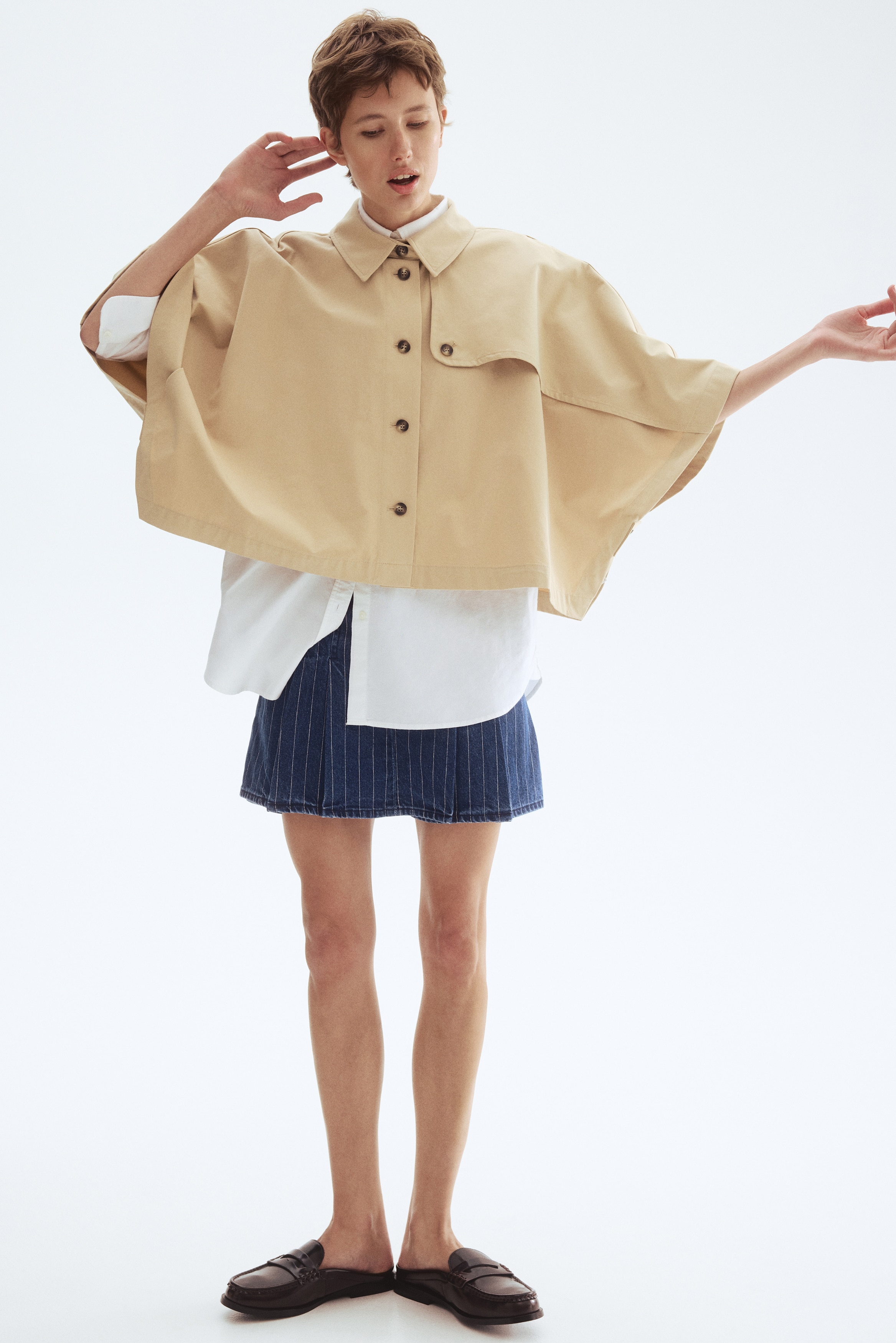 Mantella a trench - Beige