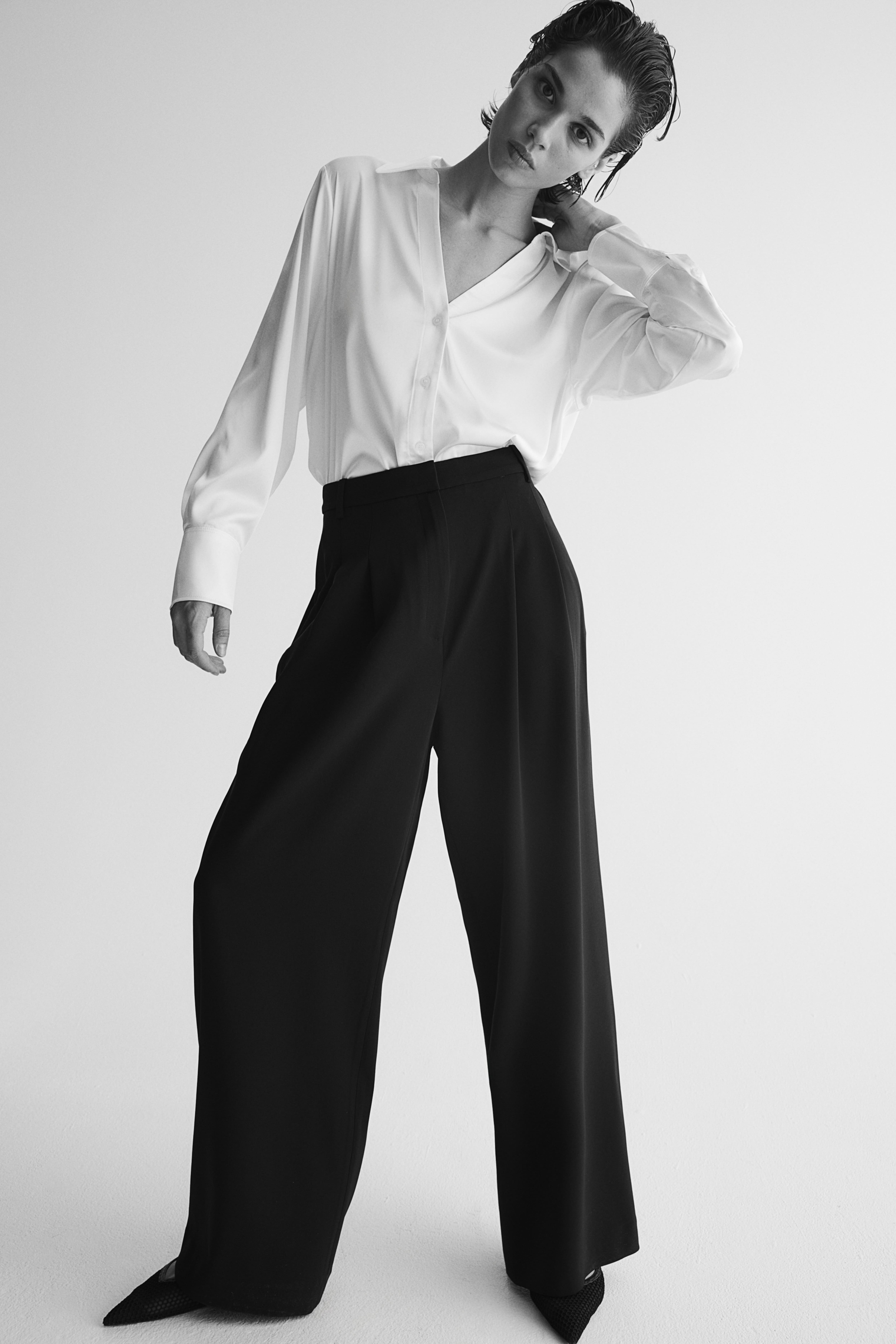 Wide trousers