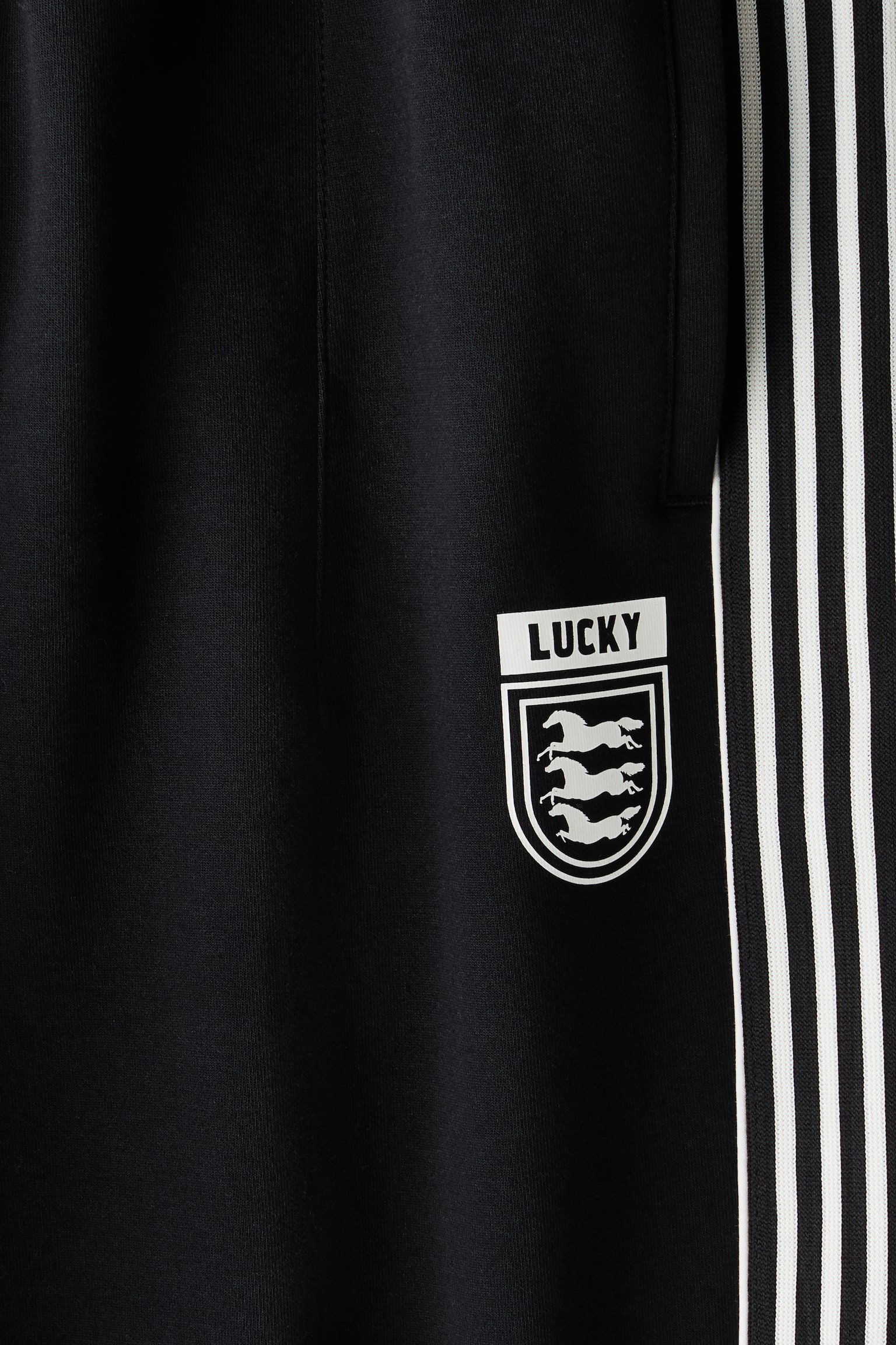 ルーズフィットジョガーパンツ - ブラック／Lucky - 5