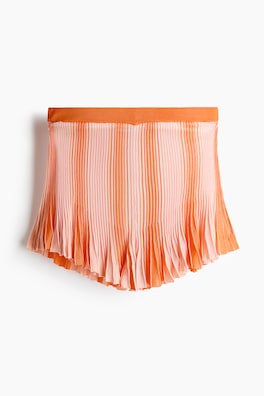 Stickade shorts i viskos