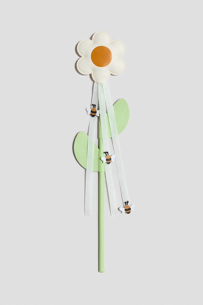 Costume Wand - Green/flower/Light purple/rainbow - 1