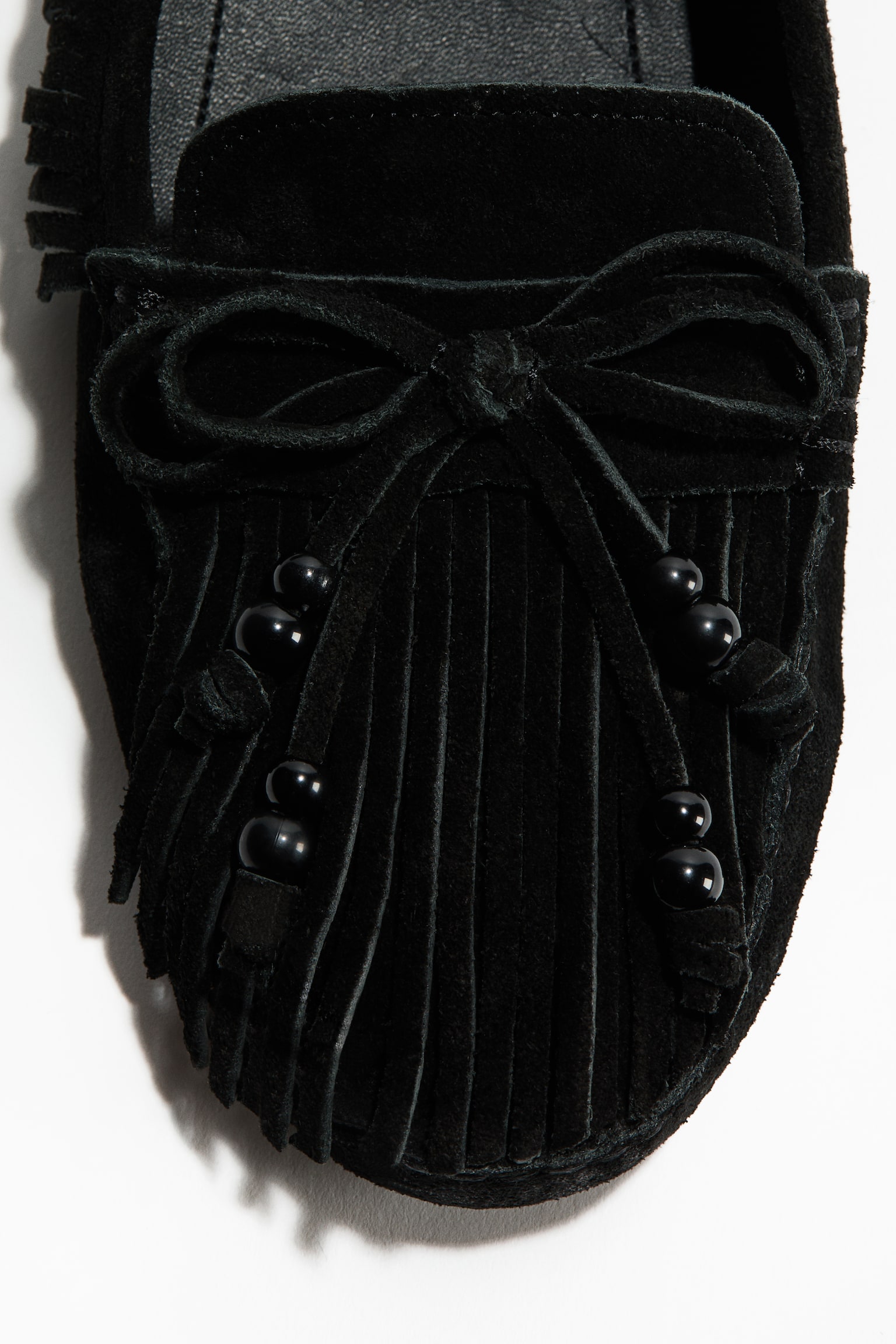 Leather loafers - Black - 4