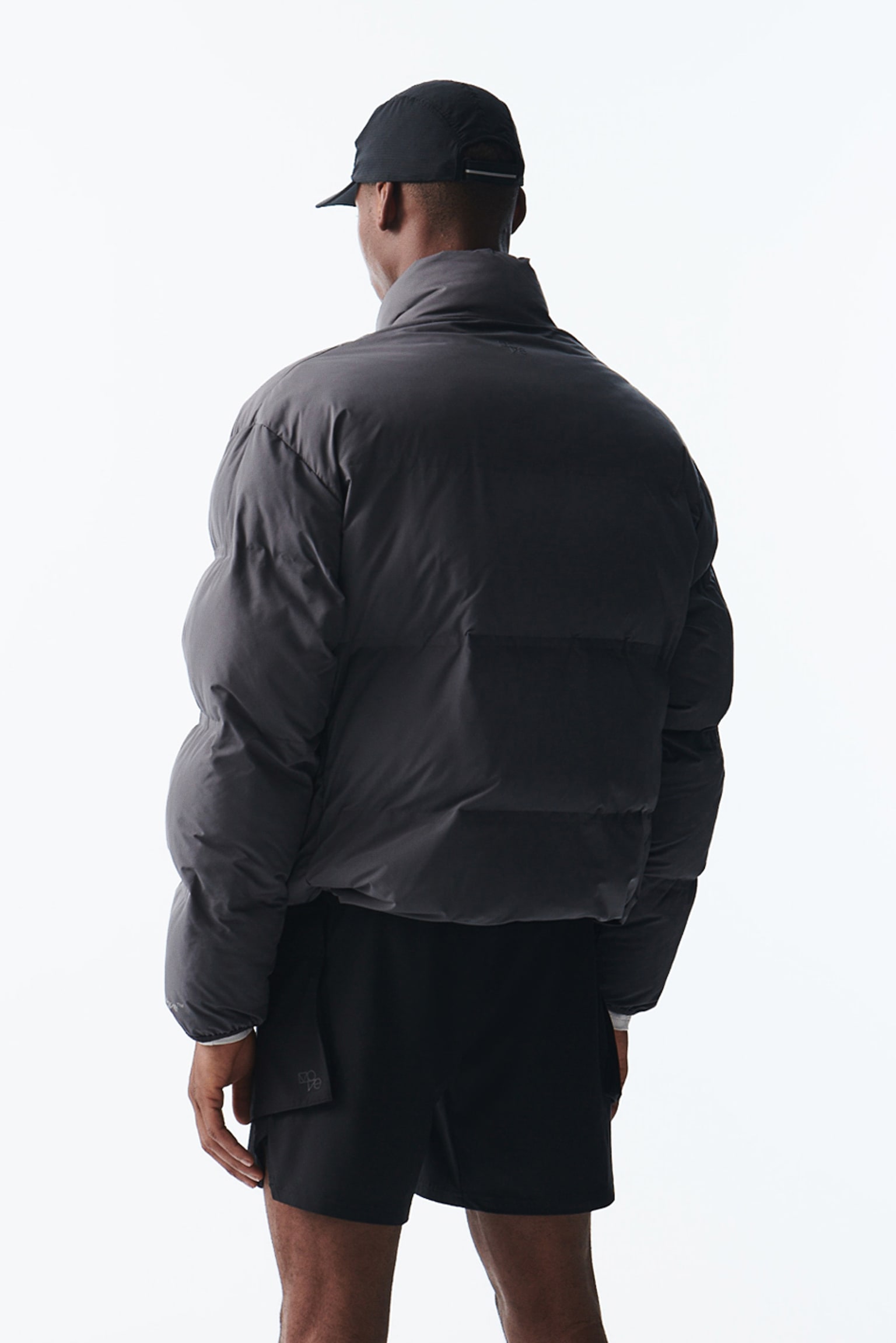 Regular Fit Padded sports jacket in ThermoMove™ - ダークグレー - 4