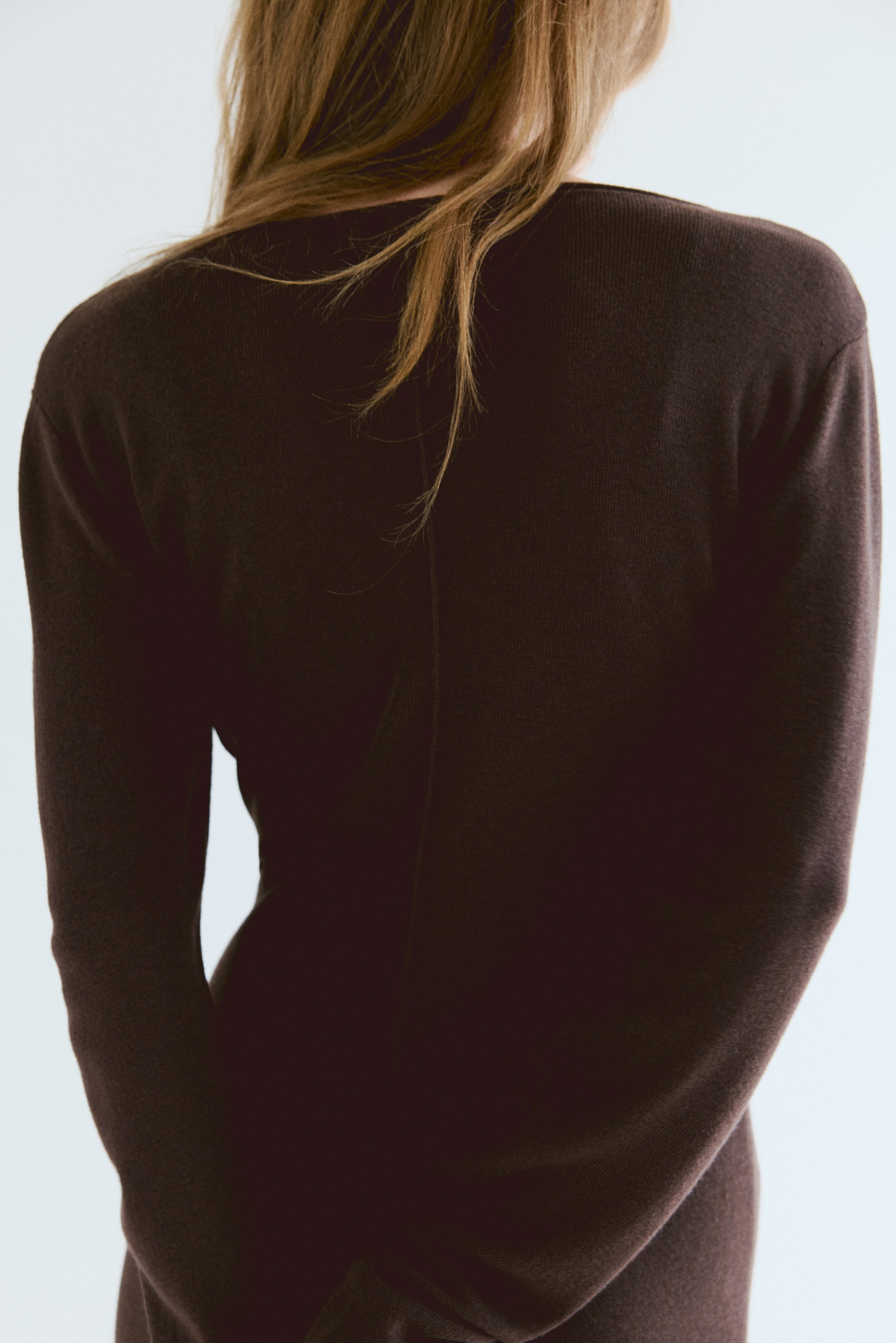 MAMA Robe en tricot fin