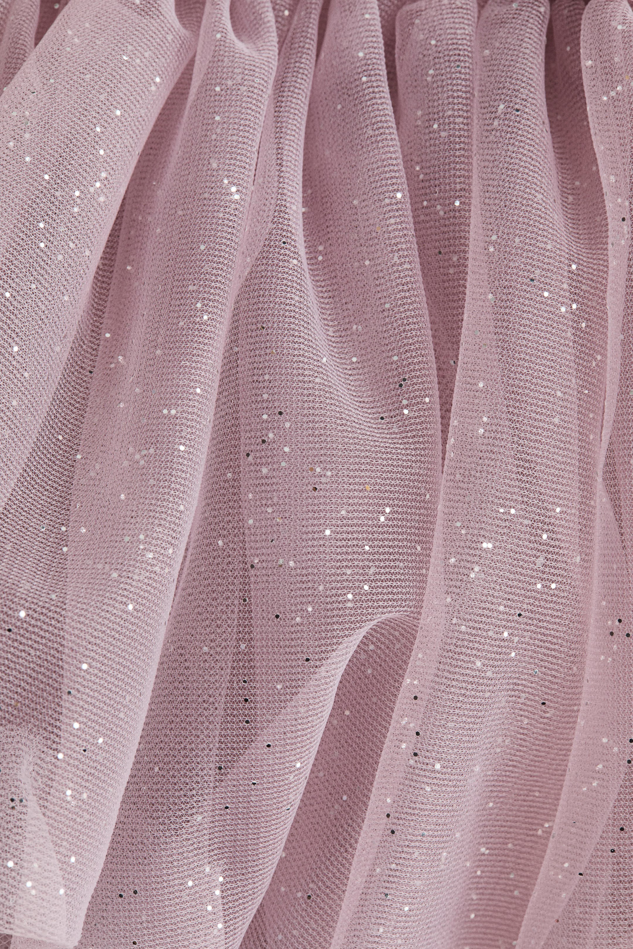 Ampliar la imagen: Leotardo con falda de tul - Rosa tenue claro/Brillos - Kids | H&M MX 2