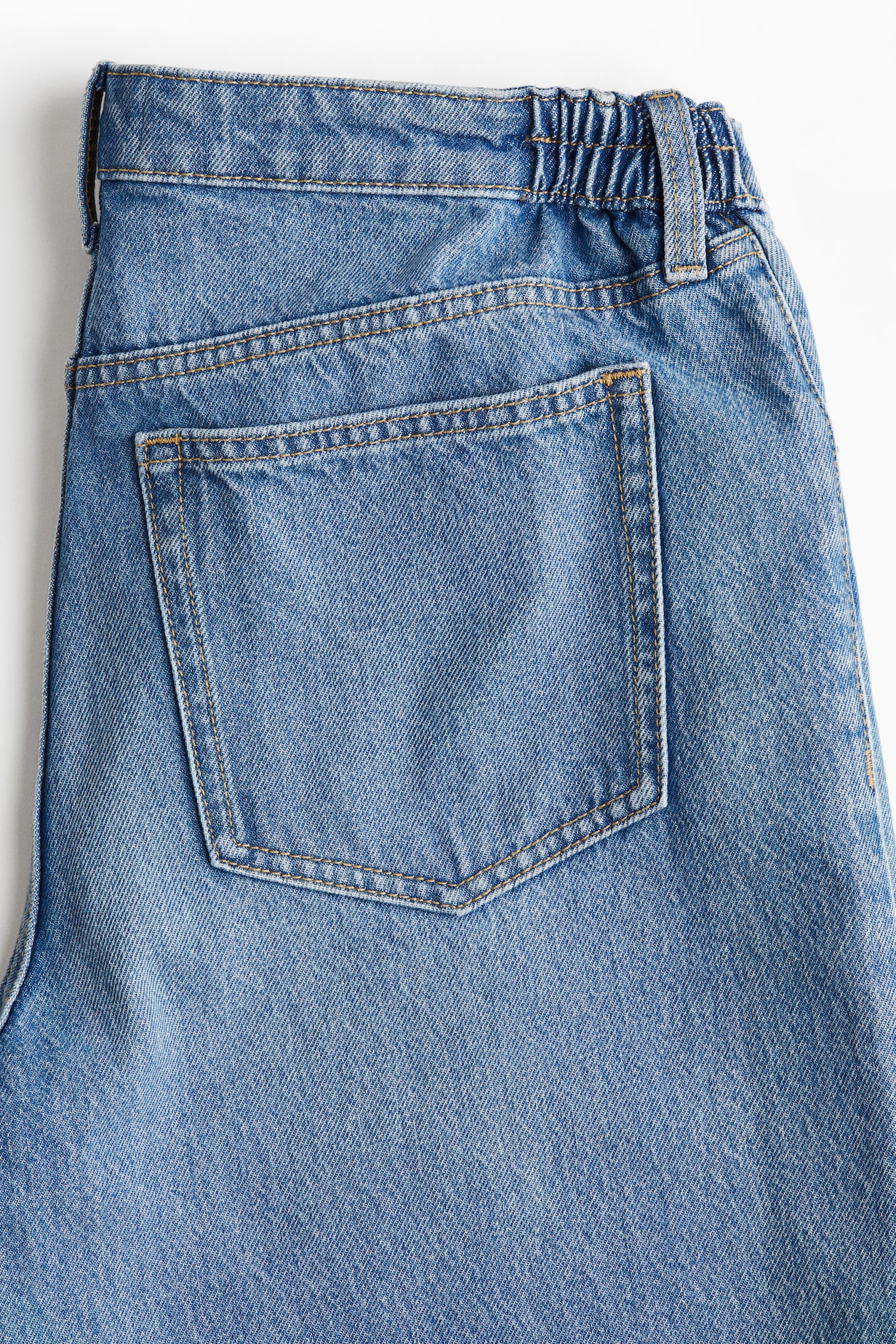 MAMA Before & After Wide Jeans - Denim blue - Ladies | H&M US