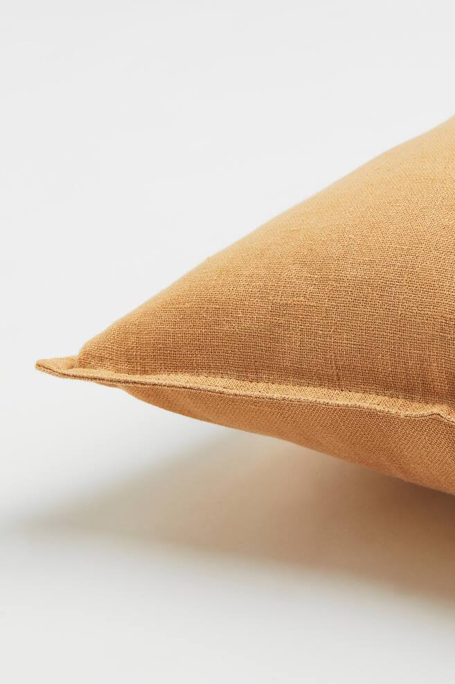 Washed linen cushion cover - Light ochre/Linen beige/Anthracite grey/Light brown/dc/dc/dc/dc/dc/dc/dc/dc/dc/dc/dc/dc/dc/dc/dc/dc/dc - 3