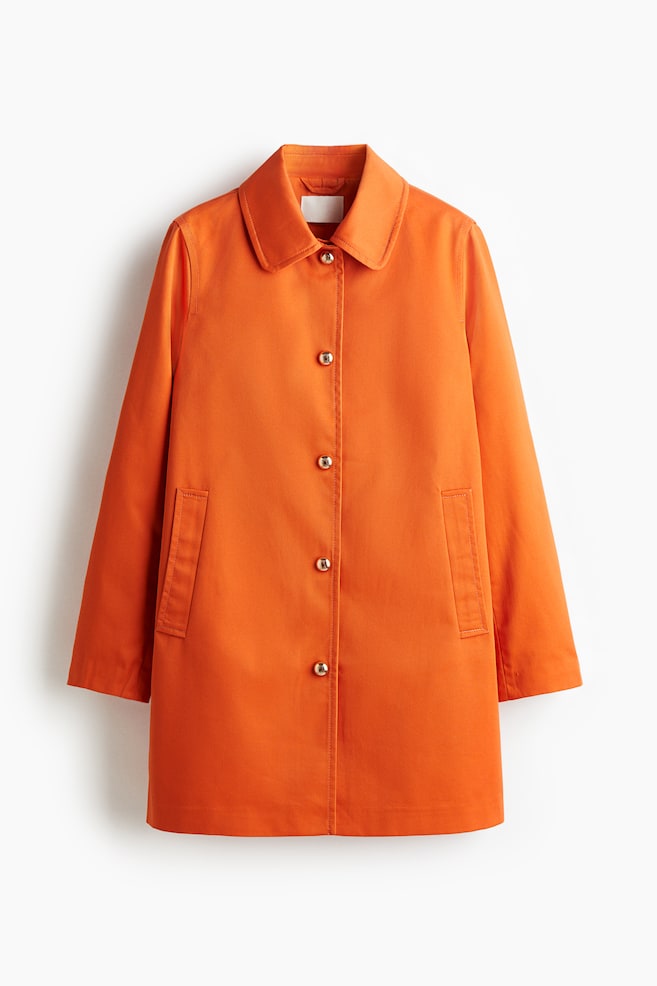 Carcoat van twill - Oranje - 1