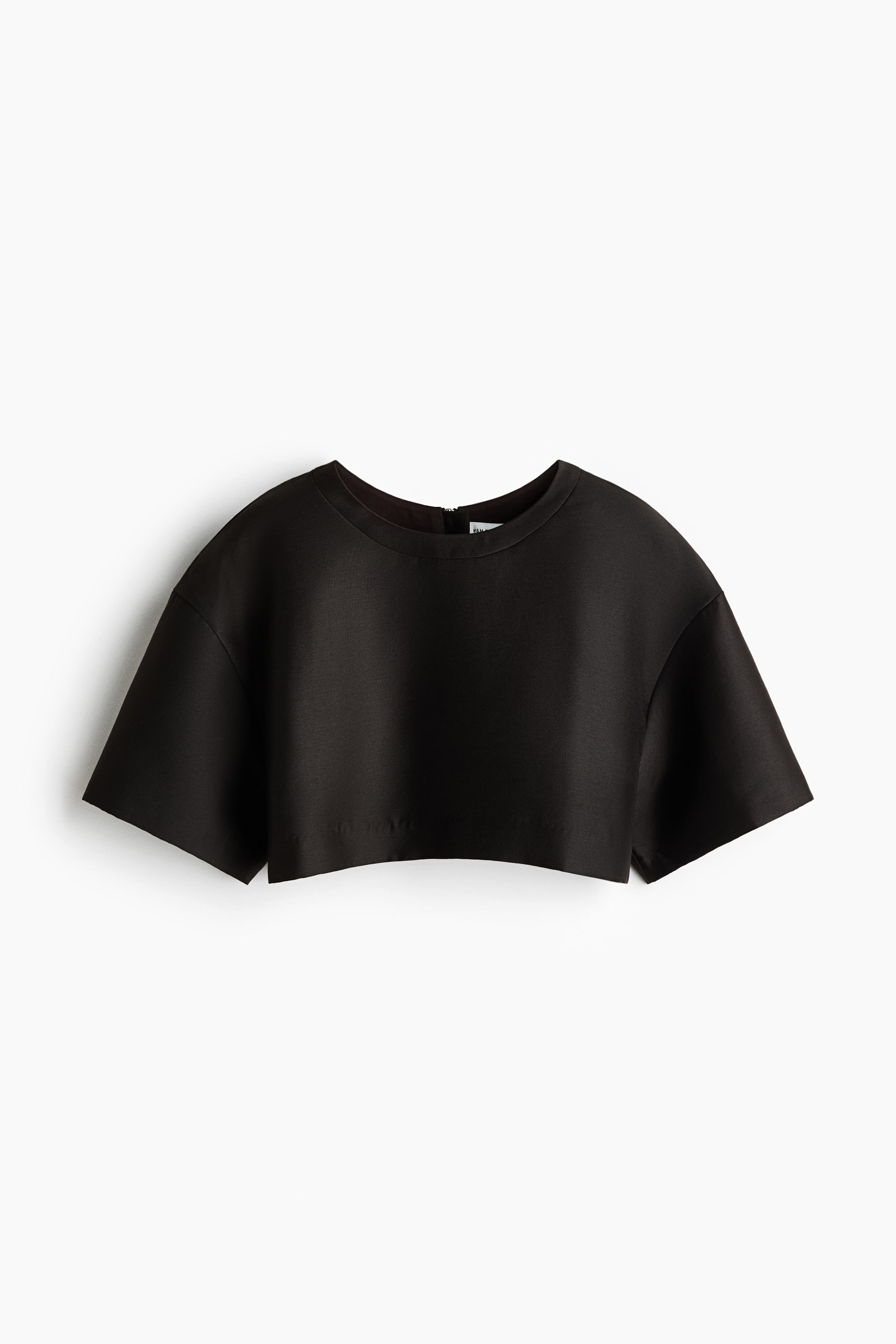 Cropped top - Black/White