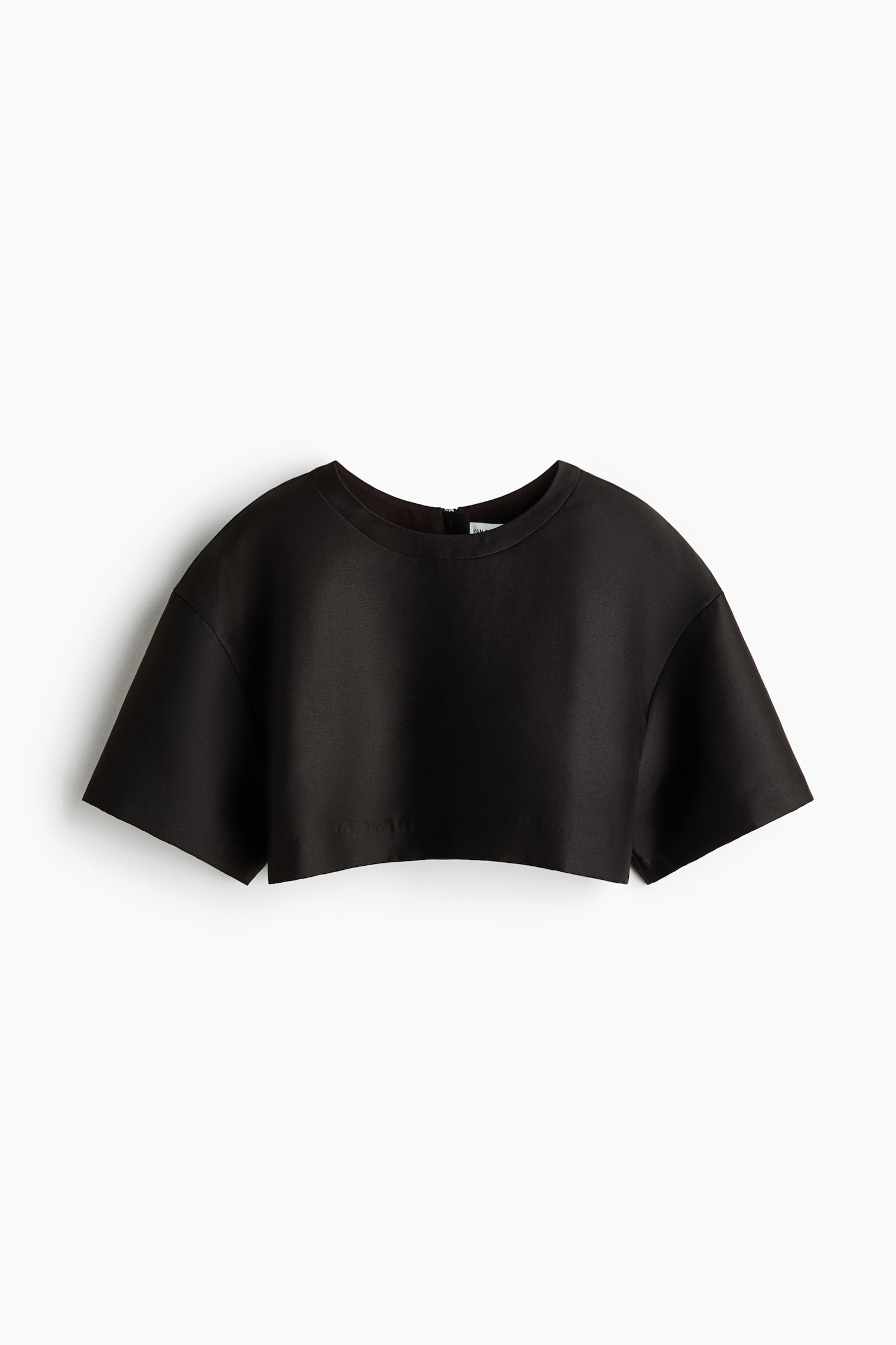 Cropped top - Black/White - 2