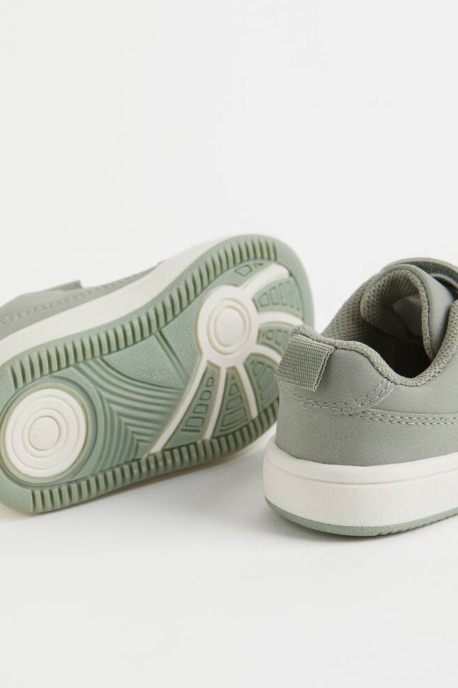 Trainers - Grey-green/Pink - 2
