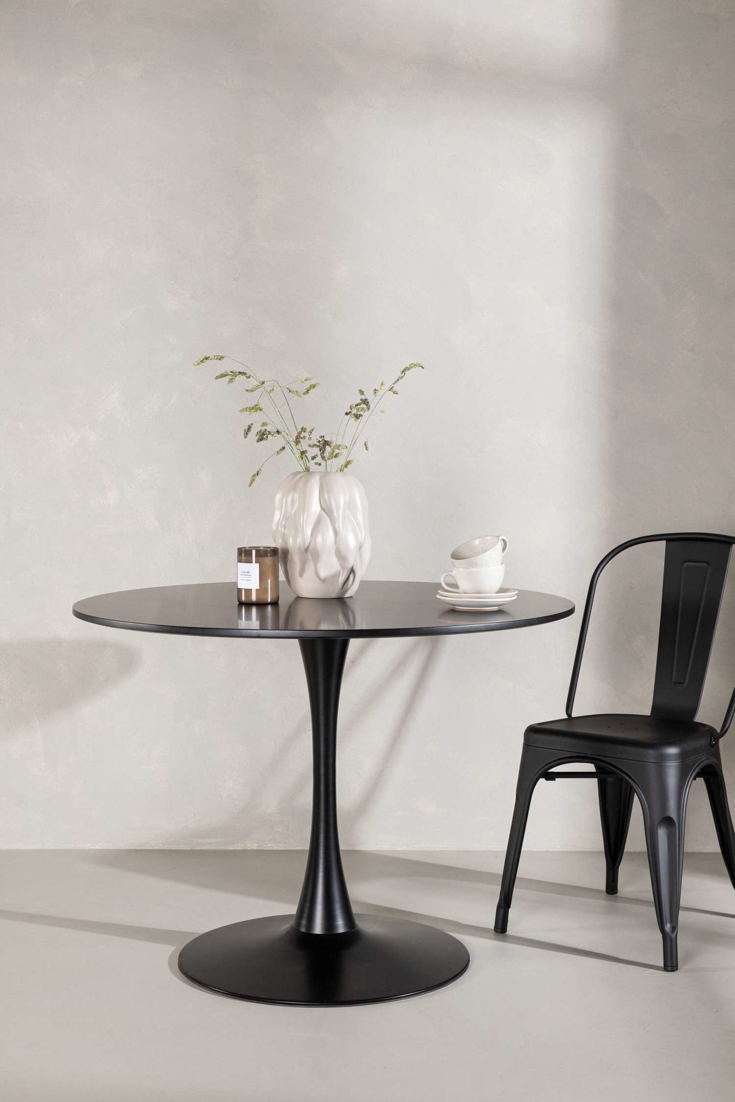 Glade Table À Manger - Acier, Noir