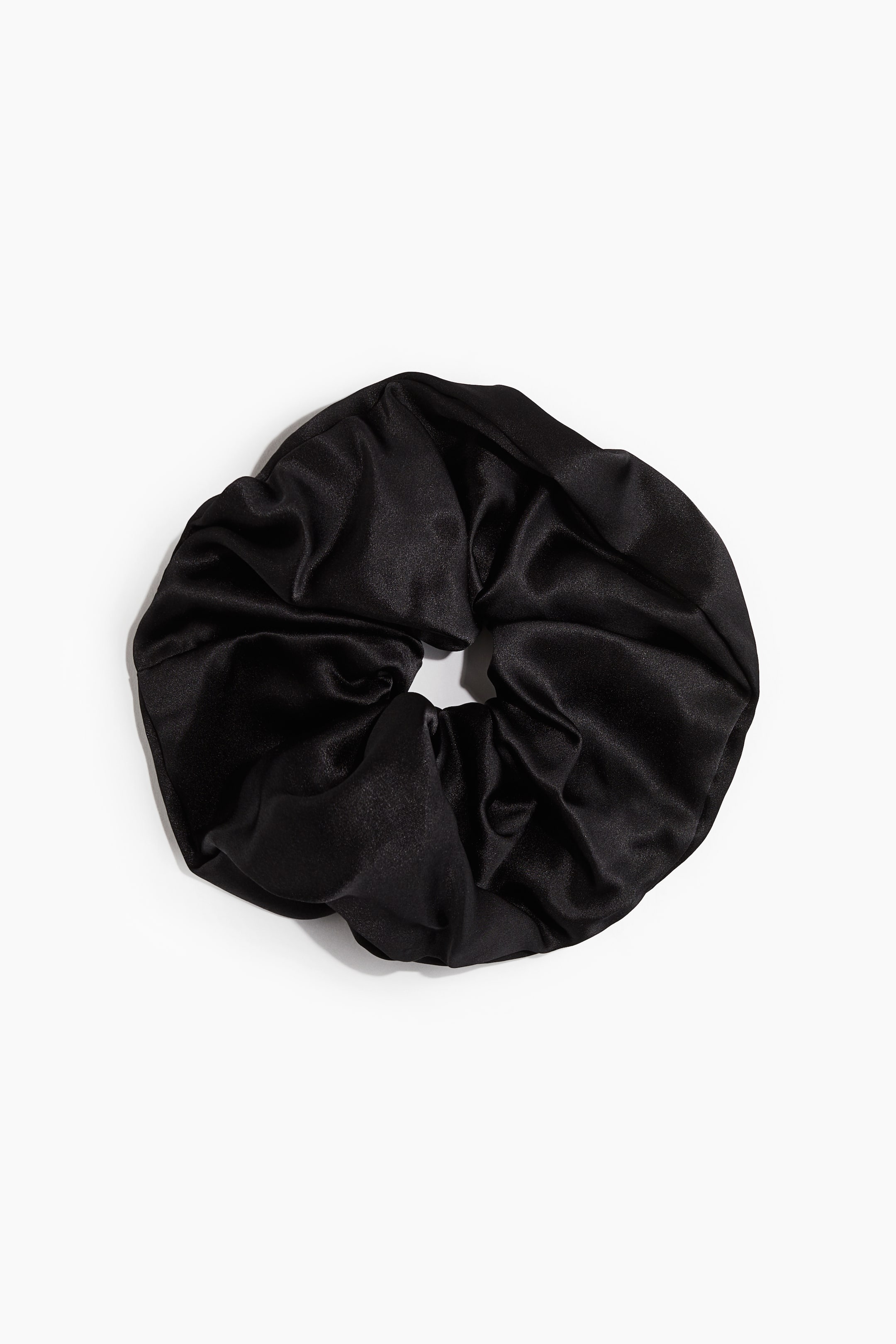 Scrunchie grande de seda - Negro - Ladies | H&M MX