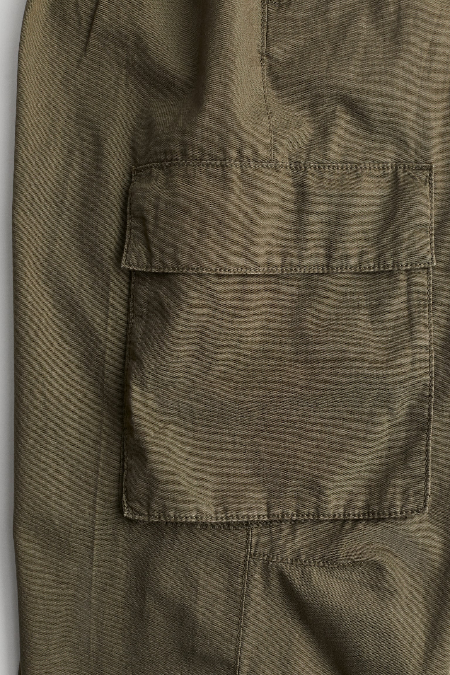 Canvas cargo trousers - Dark khaki green/Black/Light dusty green/Light beige/Light grey/Dark grey - 5