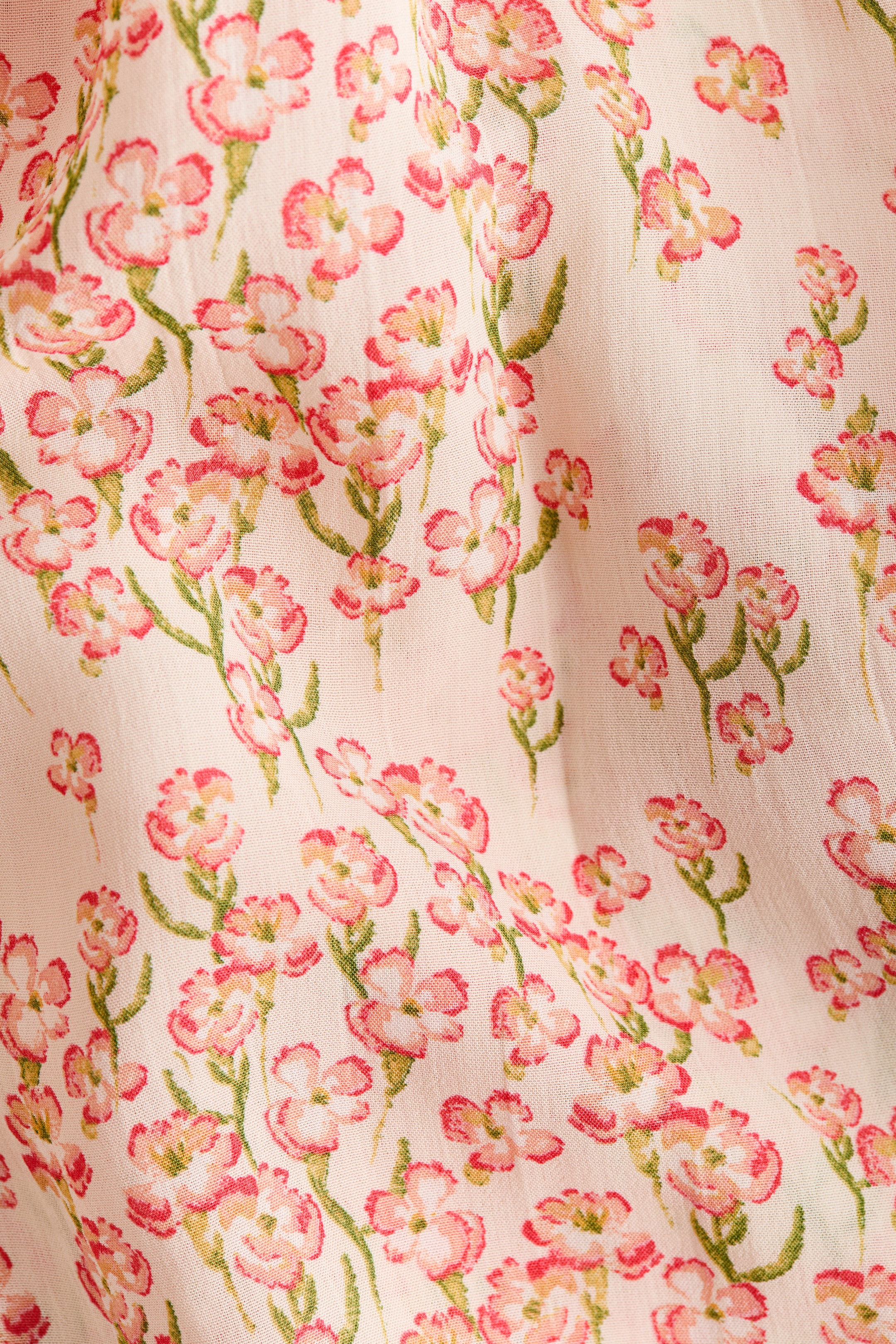 Blouse en viscose à manches ballon