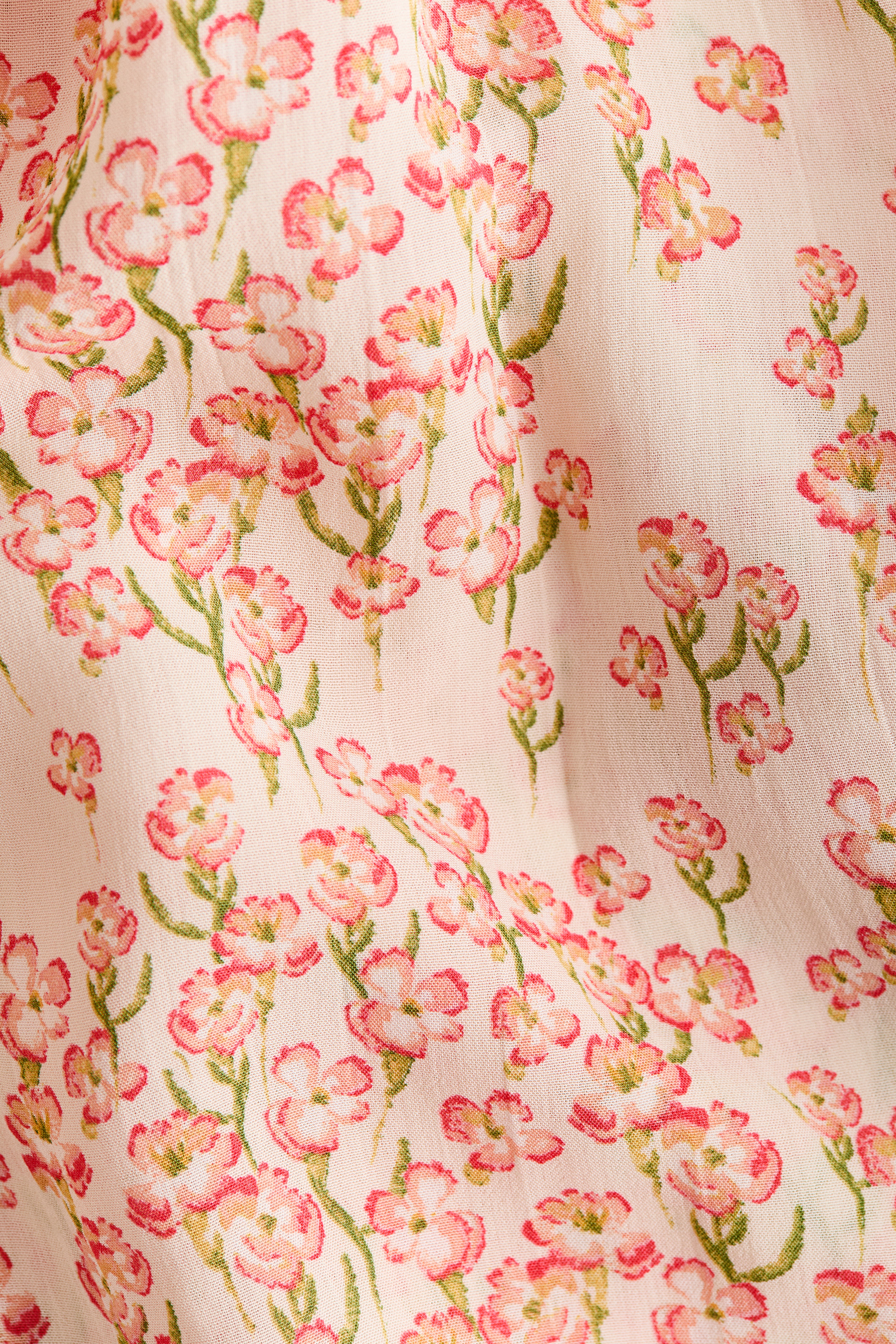 Viscose Balloon-Sleeved Blouse