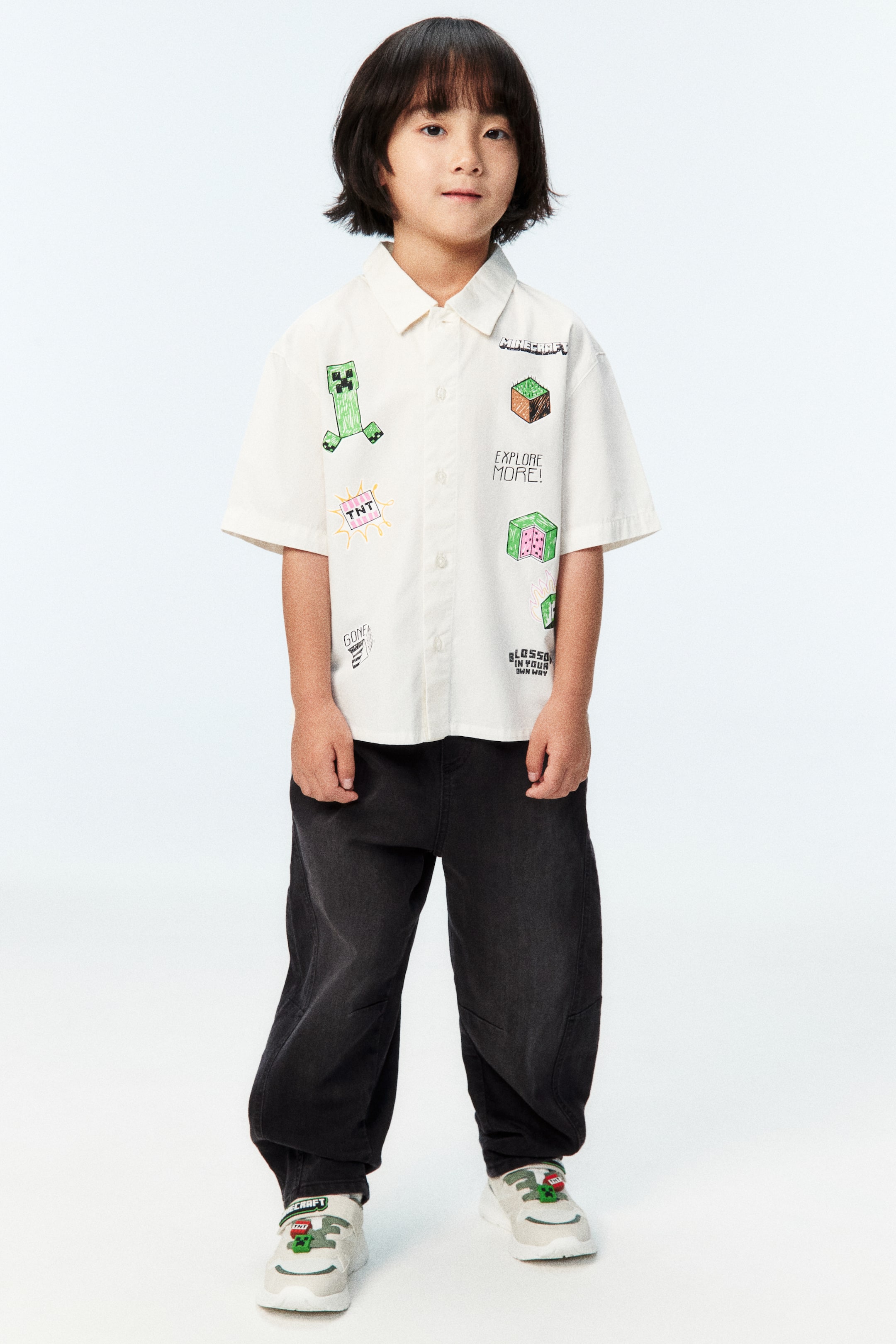 View larger image: Denim Joggers - Denim black - Kids | H&M PH 1