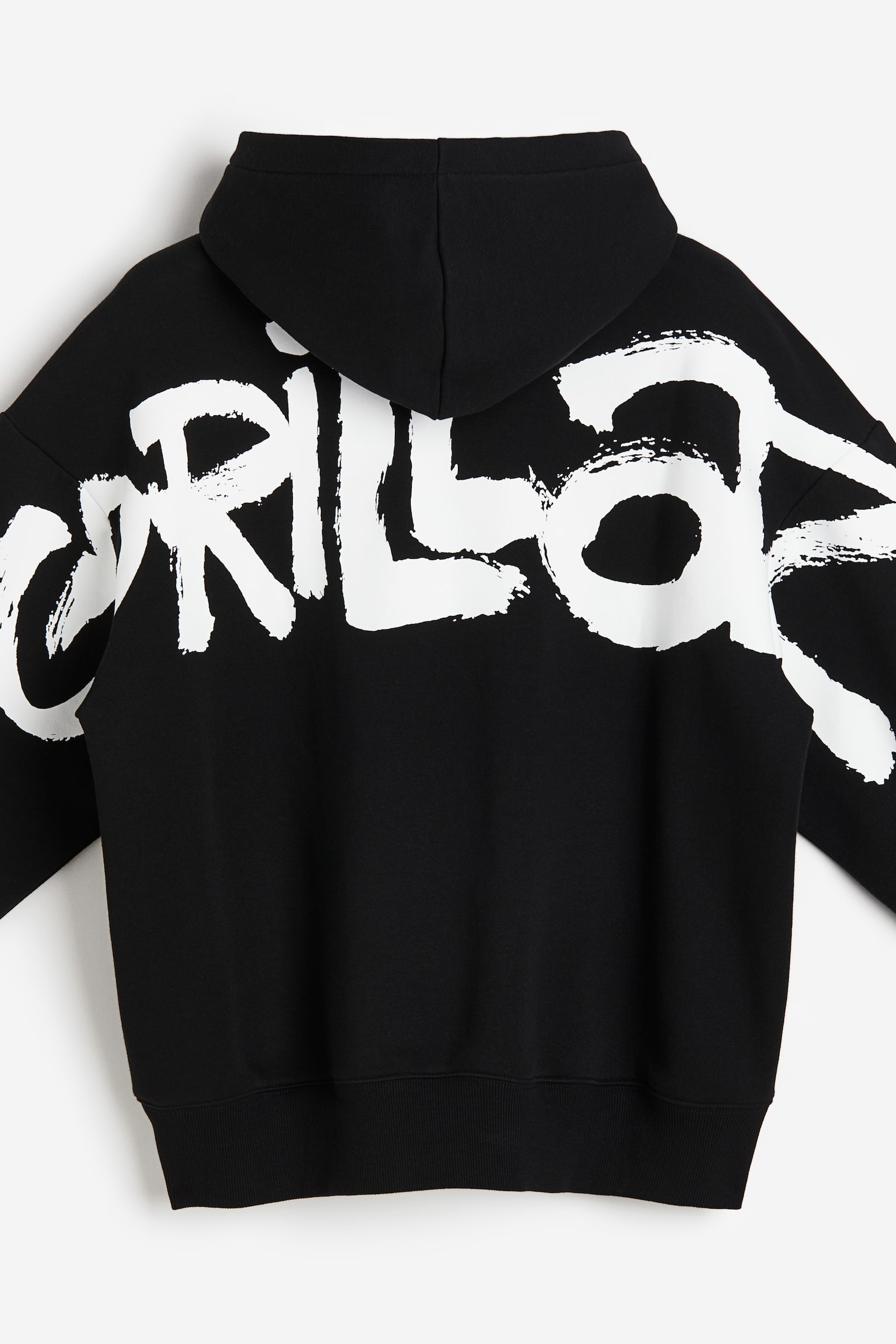 Oversized Fit Print Hoodie - Black/Gorillaz/Light grey marle/Kodak/Blue/Metallica/Black/Nirvana/White/Surreal To Real - 3