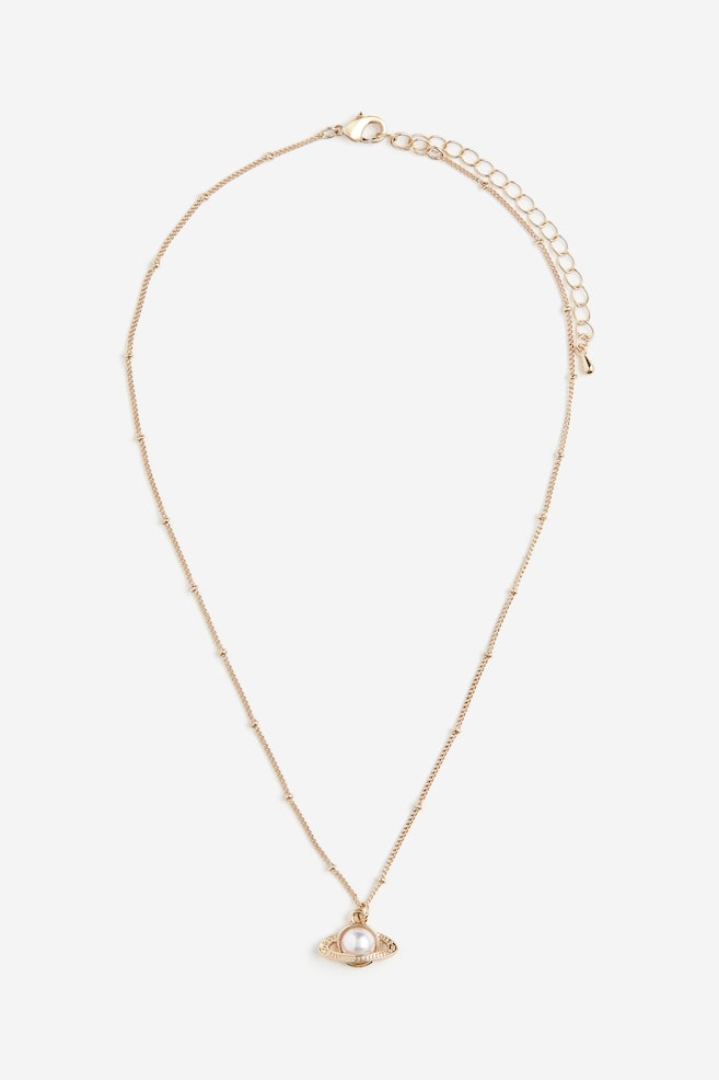 Pendant necklace - Gold-coloured/Planet - 4