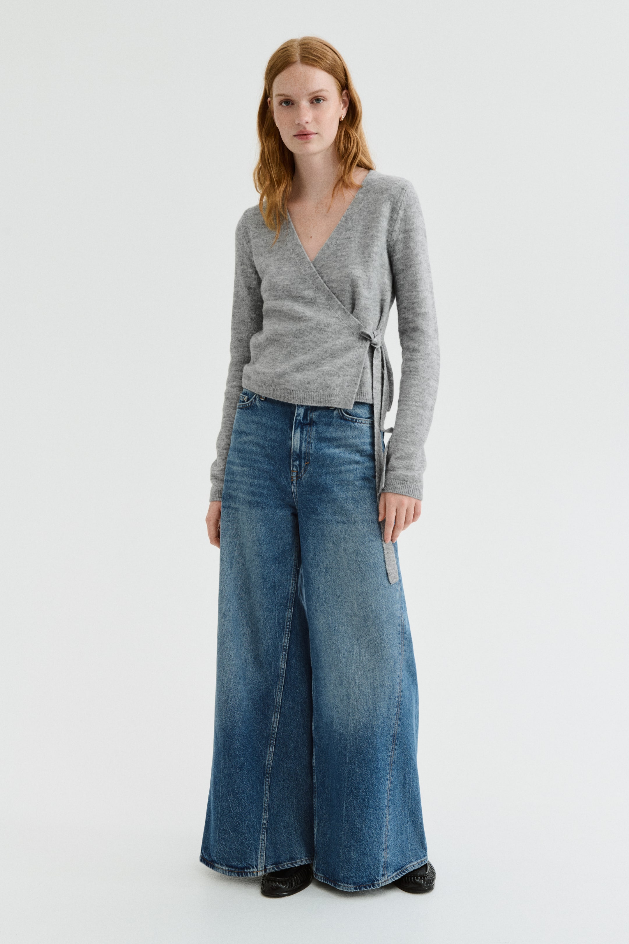 Grotere afbeelding bekijken: Overslagvest - Grey marl - DAMES | H&M BE 3