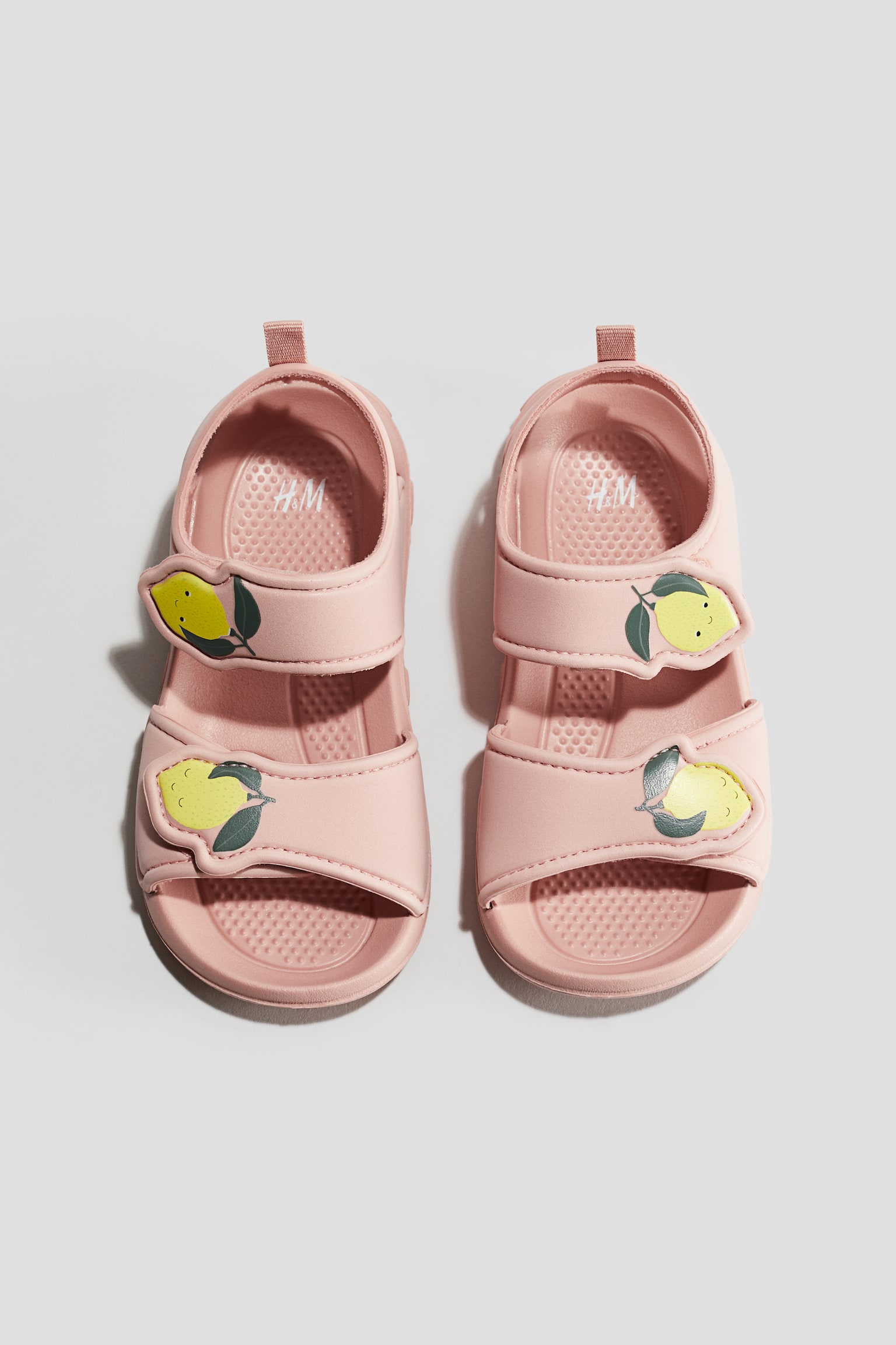 Ankle Strap Sandals - Dusty pink/Lemons - 1