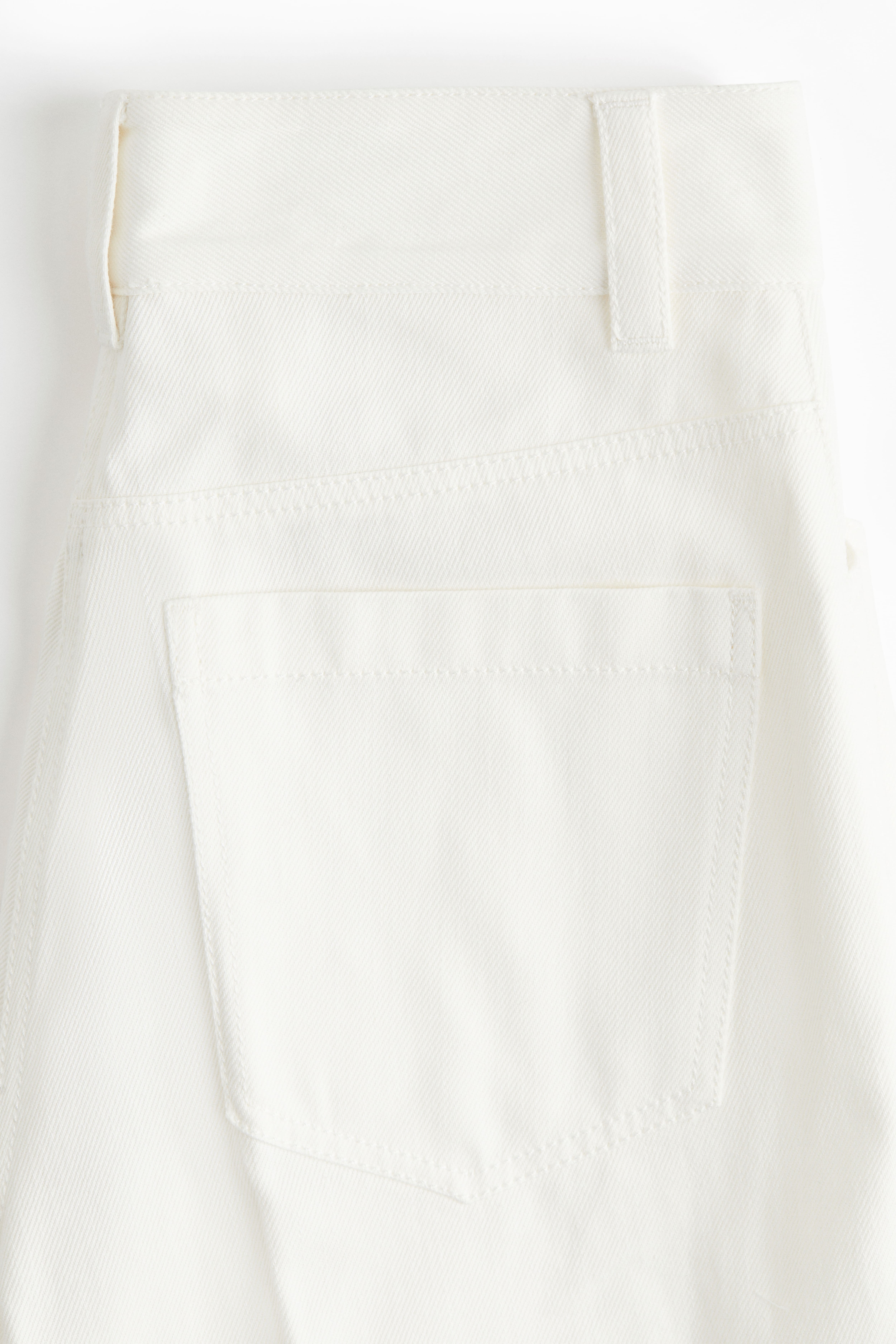 Flared Twill Pants