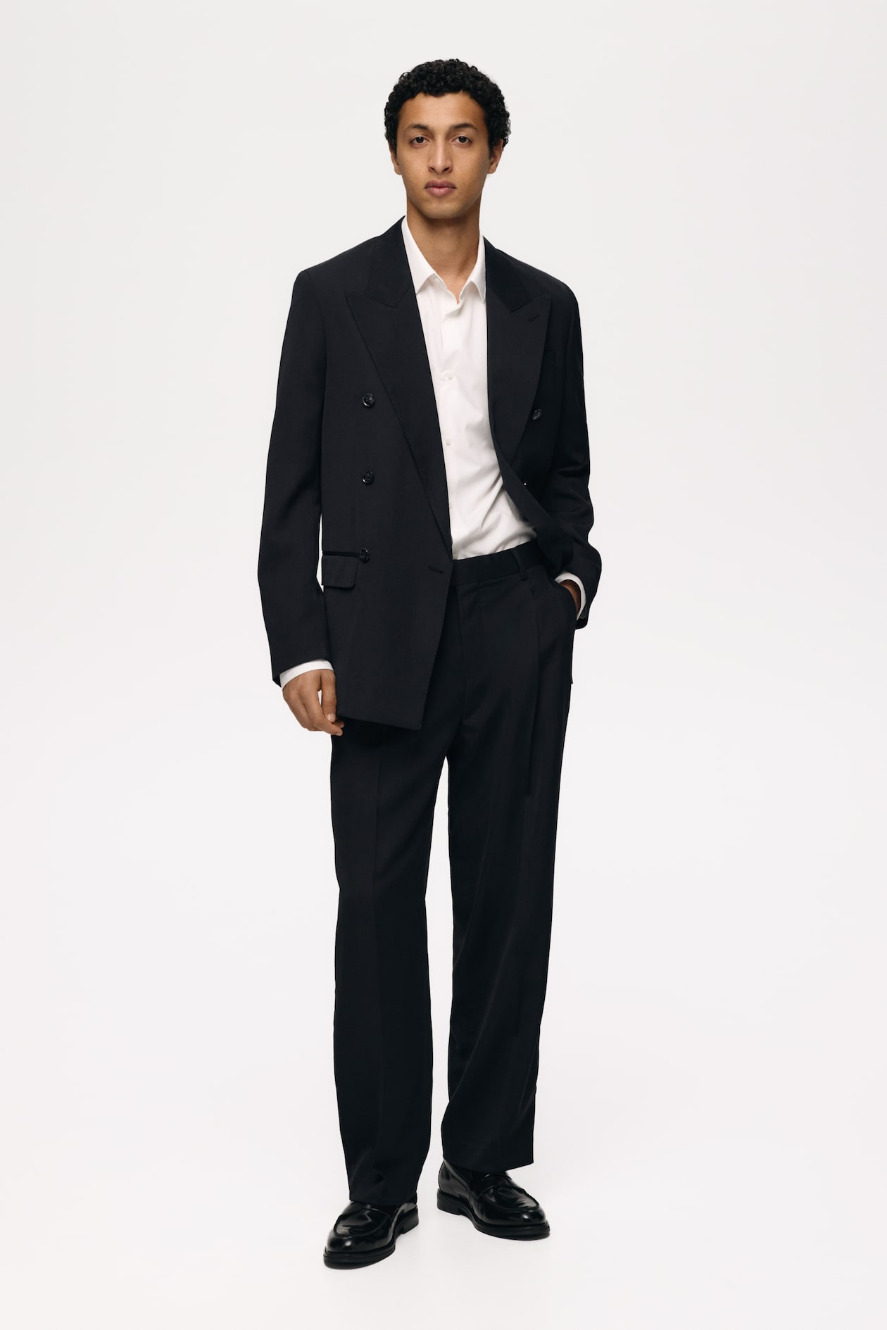 Giacca a doppio petto Relaxed Fit Nero UOMO H&M IT