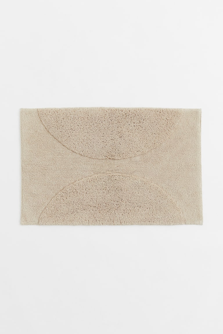 שטיחון אמבטיה בטקסטורת פרנזים