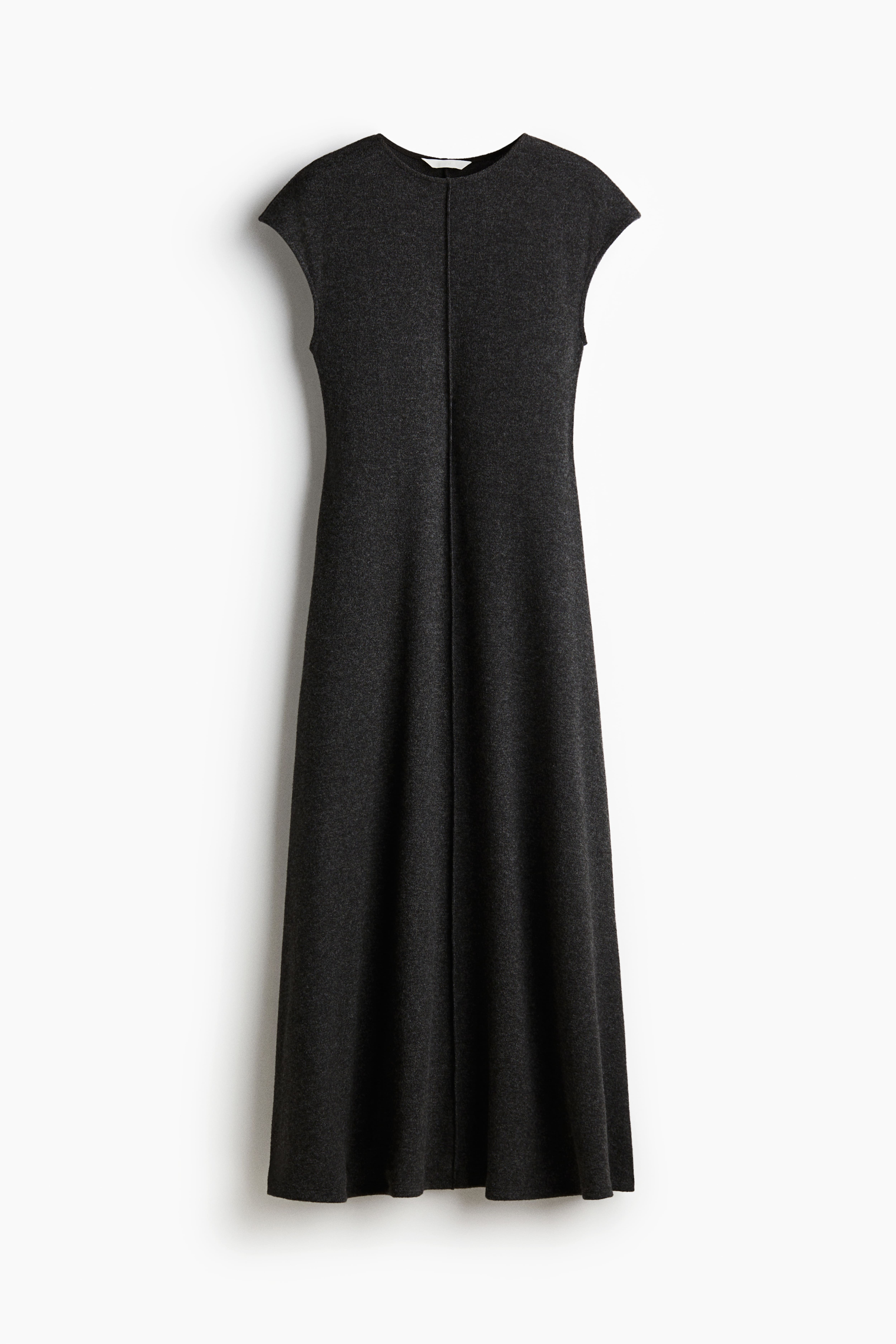 Cap-Sleeved Jersey Dress