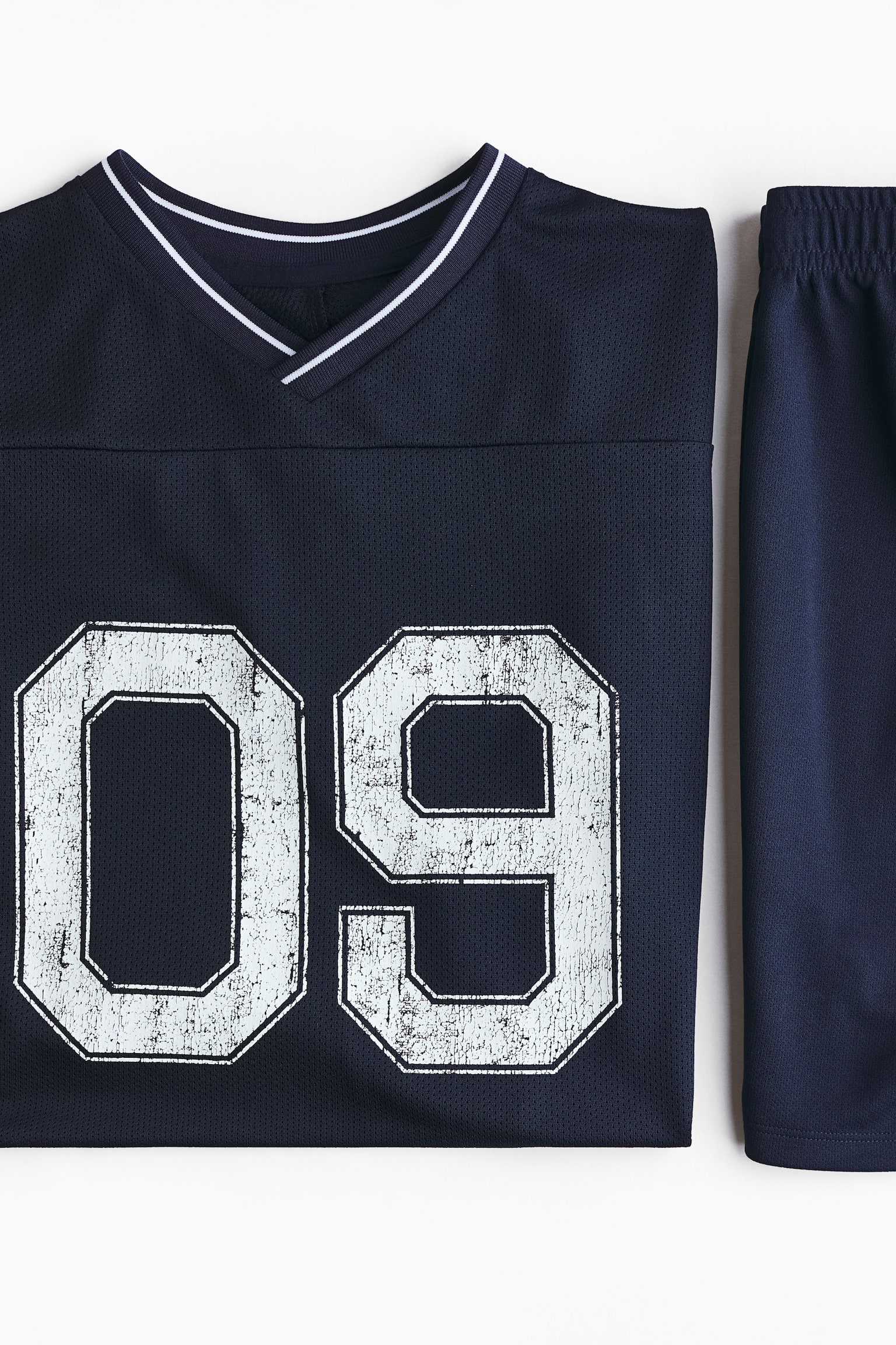 2-piece printed sports set with DryMove™ - Tamnoplava/09/Tamnocrvena/09 - 3