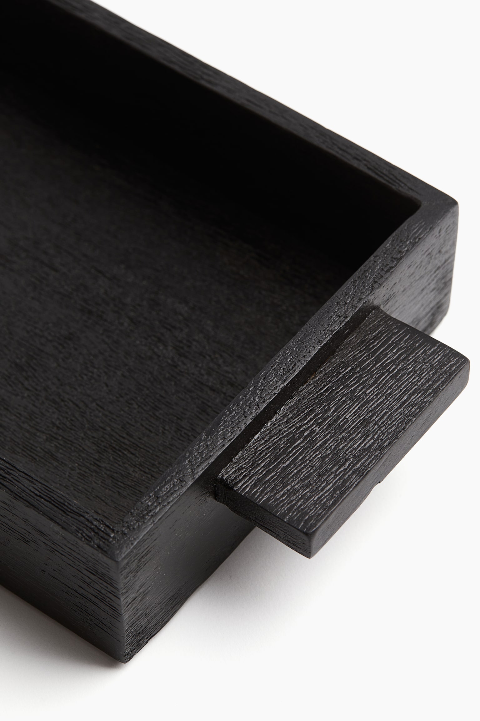 Mango wood tray - Black/Dark brown - 3