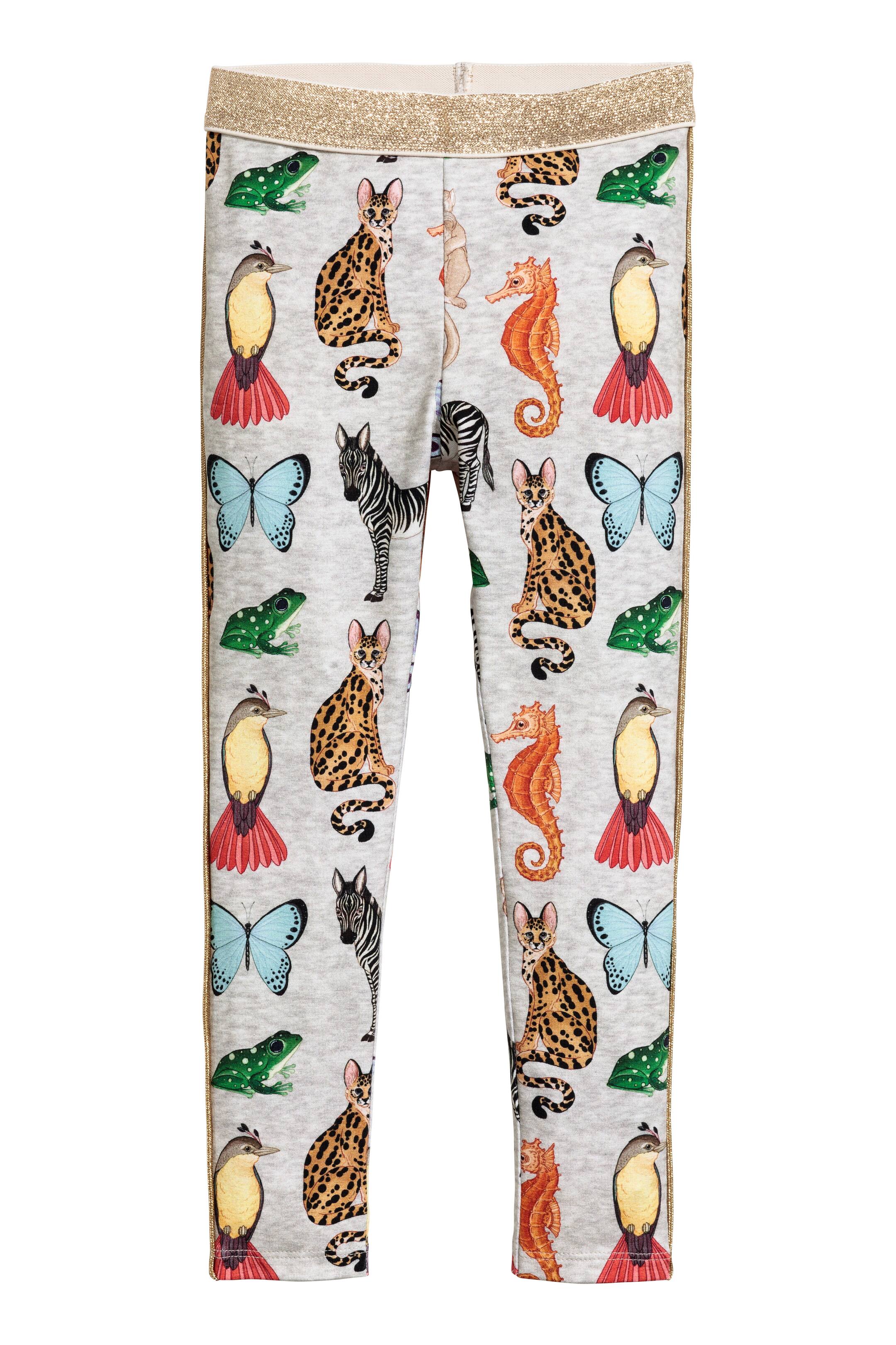 Agrandir l'image: Legging à motif - Gris clair chiné - ENFANT | H&M FR 1