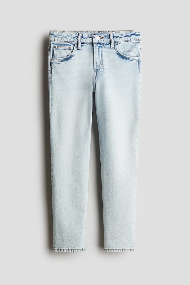 Relaxed Tapered Fit Jeans - Light denim blue/Light denim blue/Dark denim blue/Black/Denim gray/Light denim blue/Dark denim blue/Light denim gray - 1