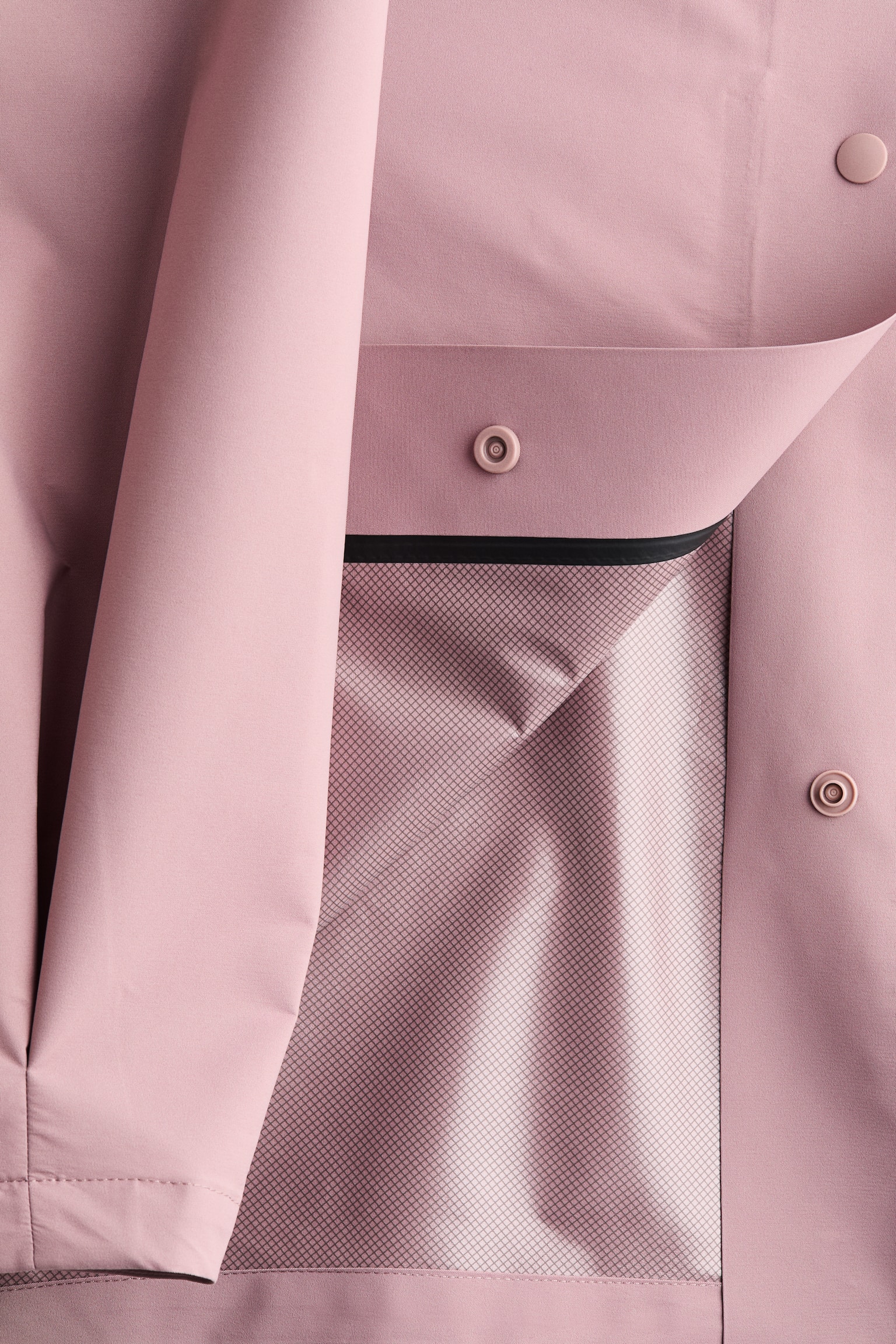 Rain jacket with StormMove™ - Antique rose/Black - 10