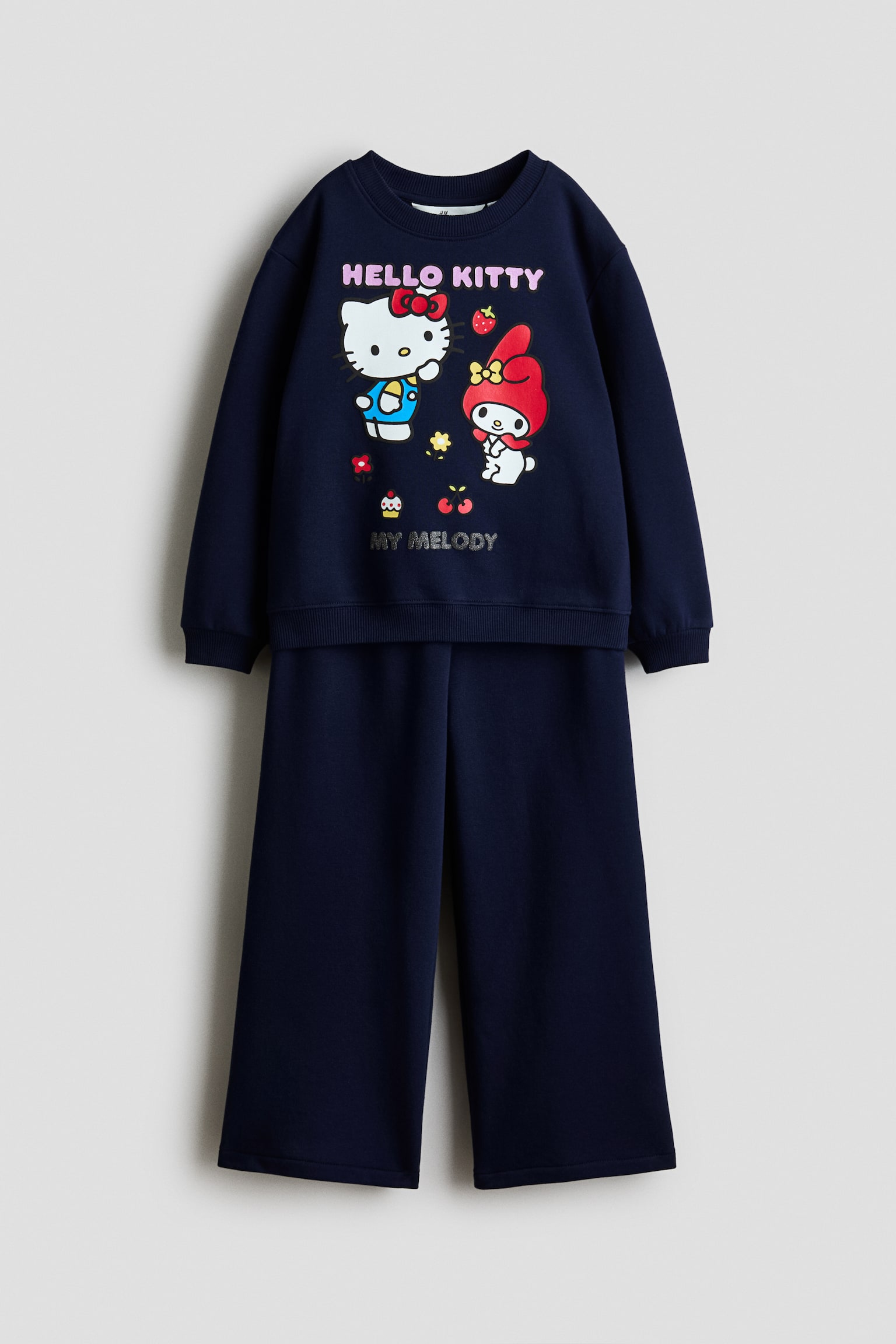 2-teiliges Sweatshirt-Set mit Print - Marineblau/Hello Kitty/Hellblau/Hello Kitty
