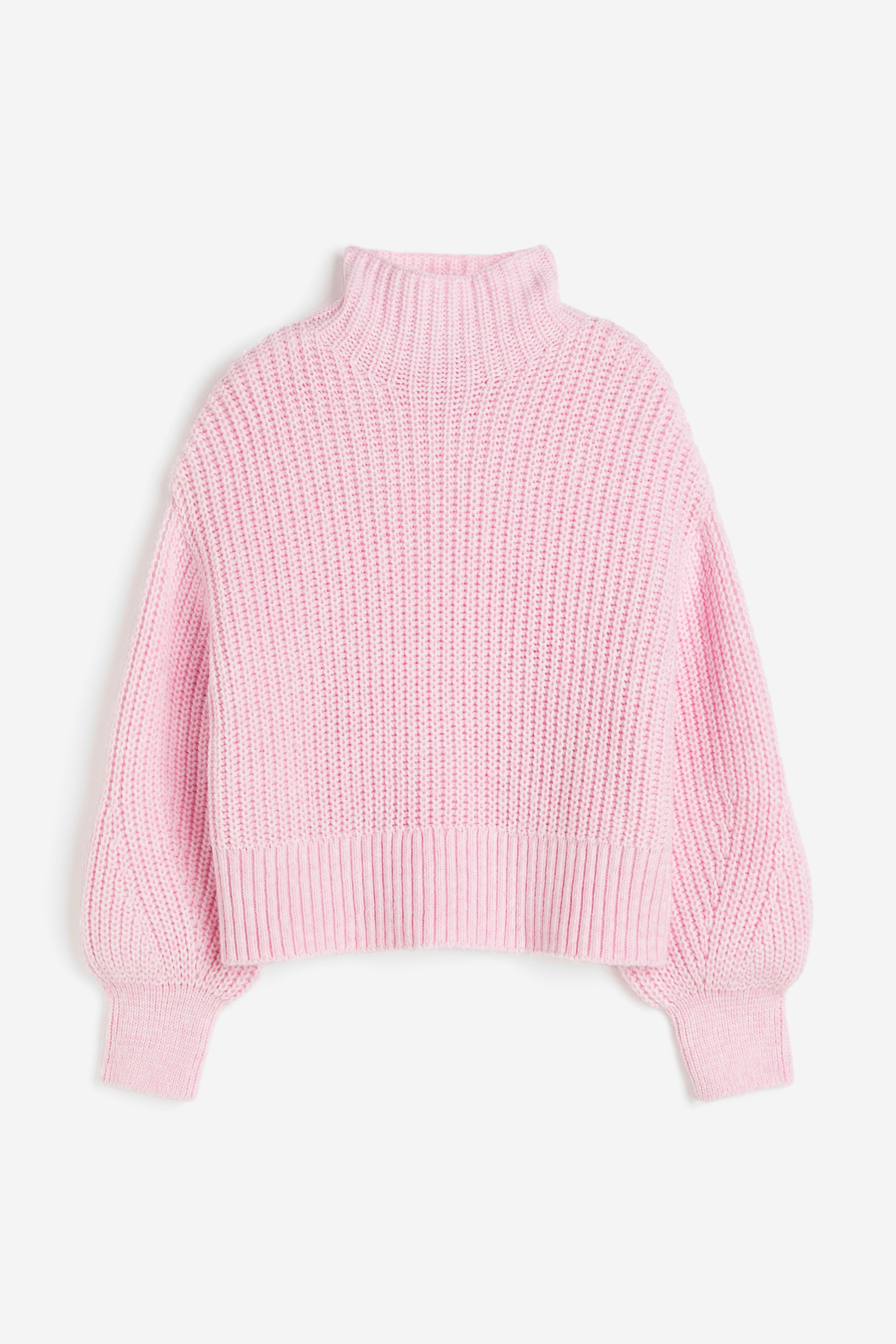 Balloon-sleeved Sweater